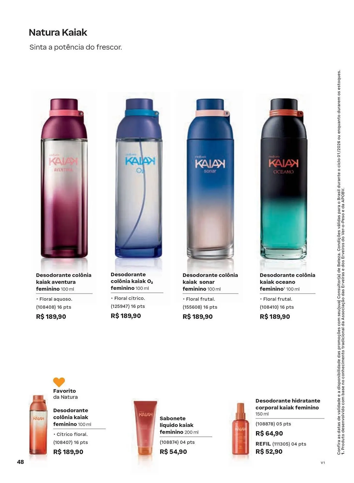 Encarte de Catálogo Natura 1 de janeiro até 31 de janeiro 2026 - Pagina 48