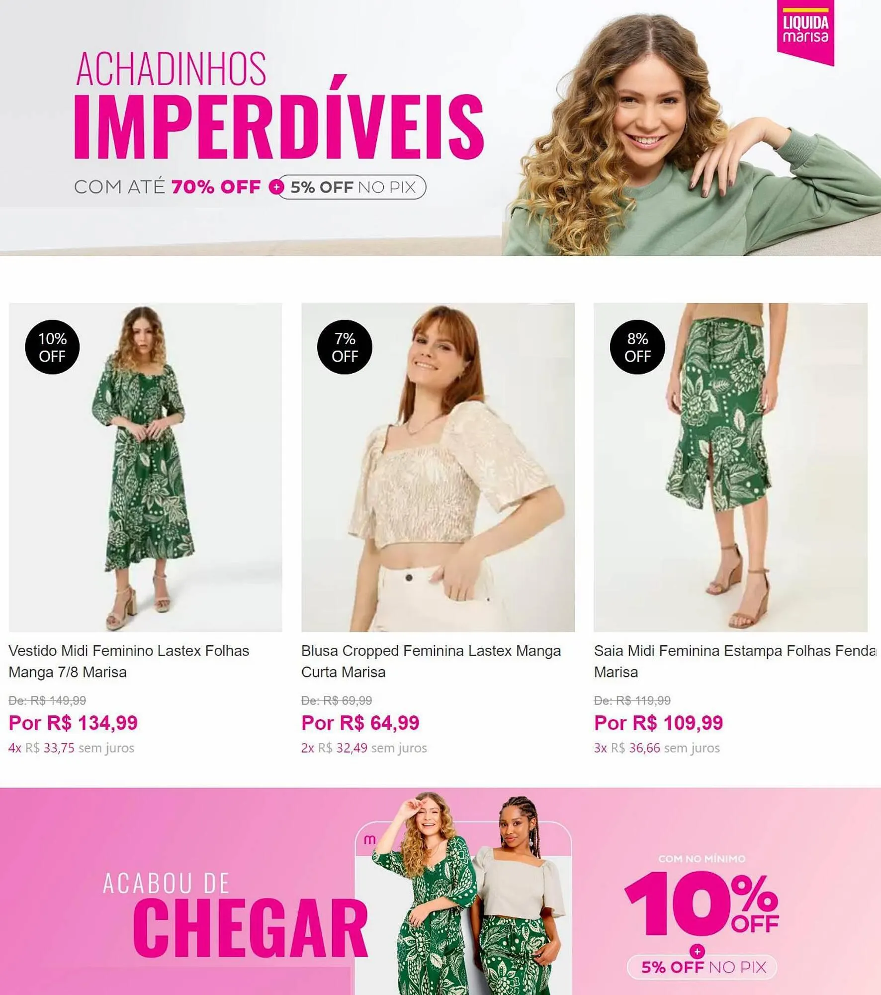 Encarte de Catálogo Marisa 15 de julho até 15 de agosto 2023 - Pagina 1