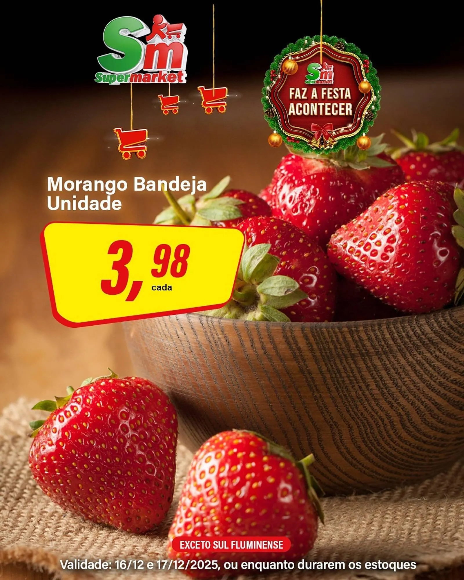 Encarte de Encarte Rede Supermarket 16 de dezembro até 17 de dezembro 2025 - Pagina 1