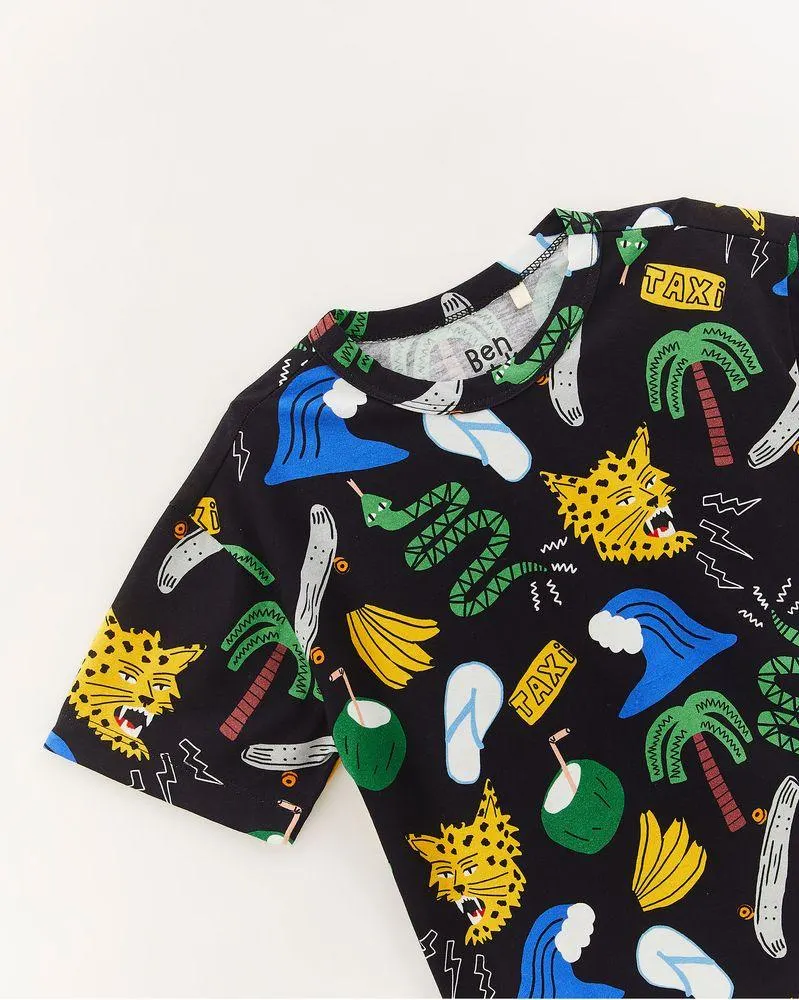 Camiseta Ferozes Preto