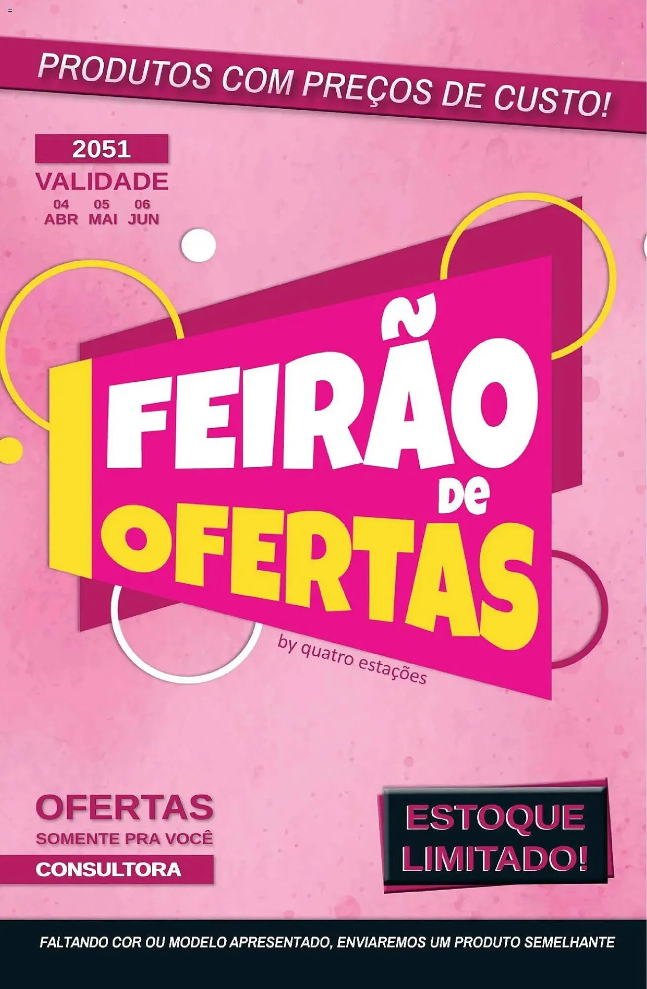Encarte de Revista Quatro Estações 1 de abril até 1 de julho 2026 - Pagina 1