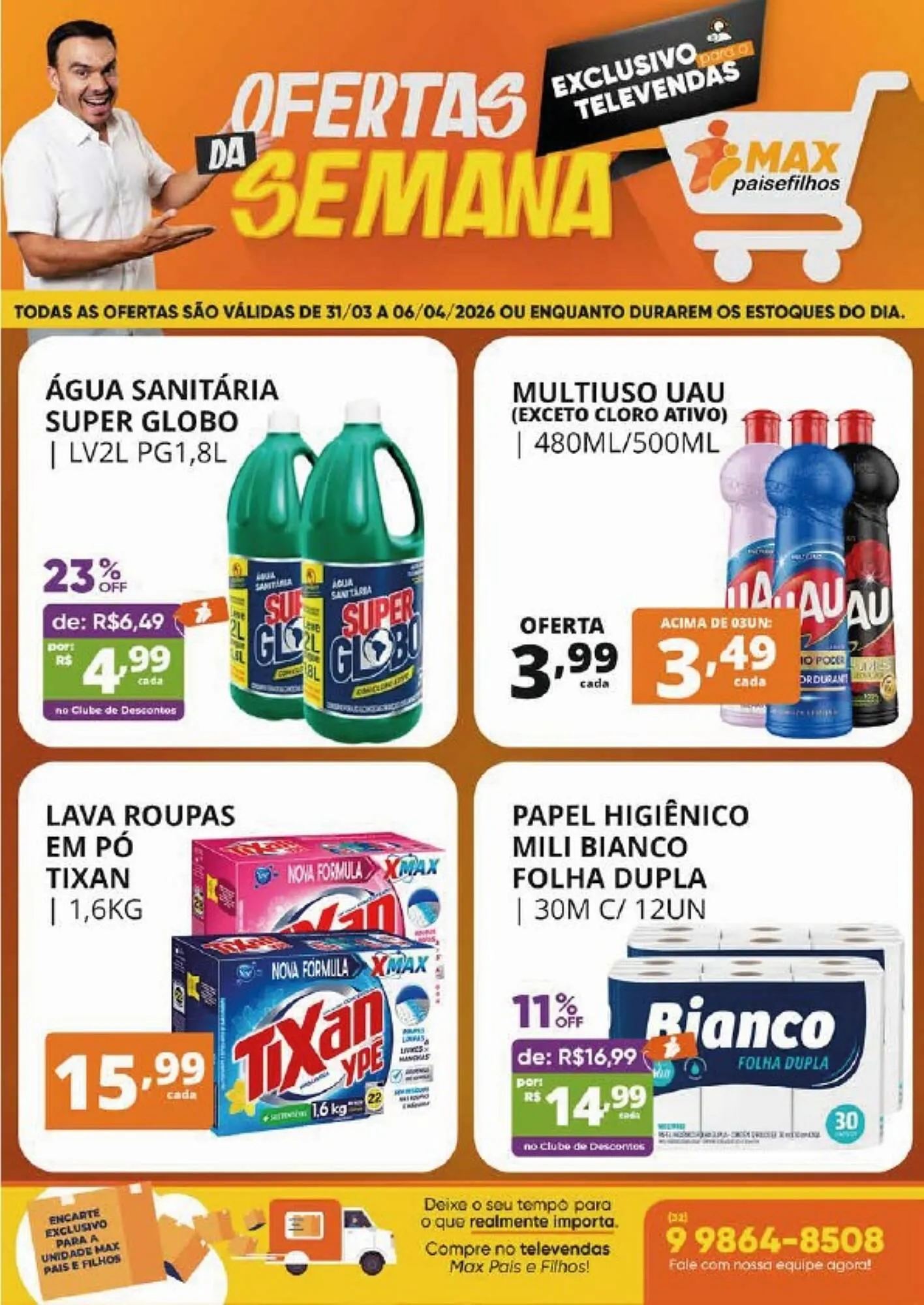Encarte de Catálogo Pais e Filhos Supermercados 31 de março até 6 de abril 2026 - Pagina 2