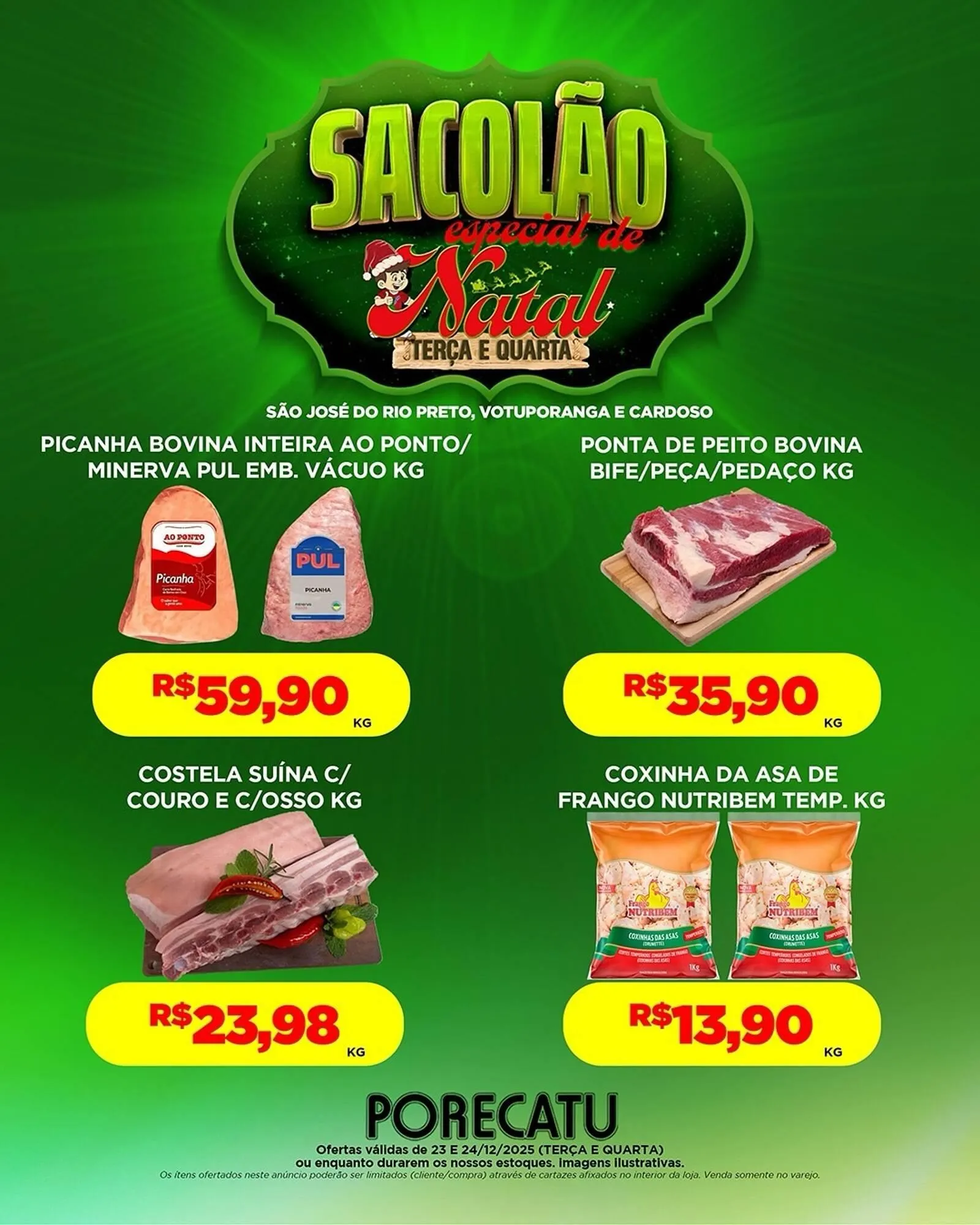 Encarte de Catálogo Supermercado Porecatu 23 de dezembro até 24 de dezembro 2025 - Pagina 4