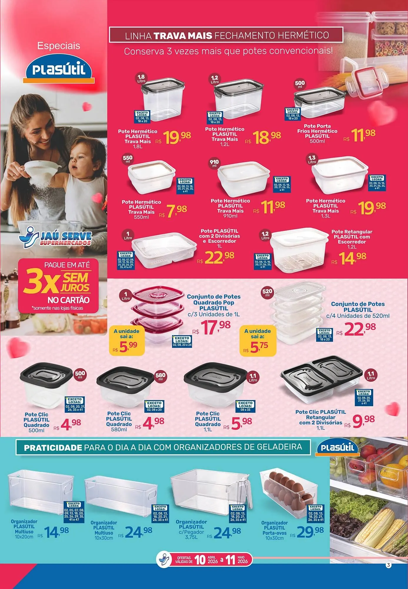 Encarte de Catálogo Supermercados Jau Serve 15 de abril até 11 de maio 2026 - Pagina 3