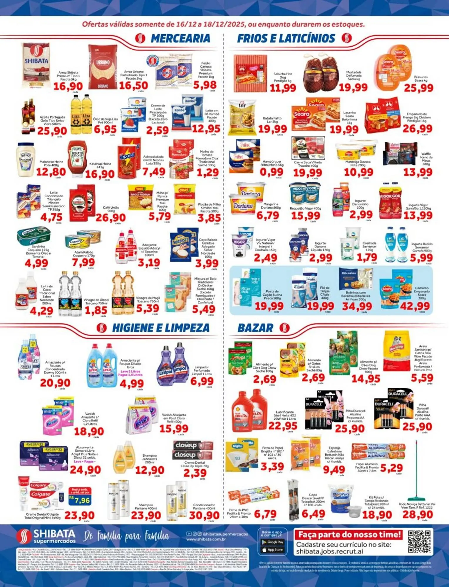 Encarte de Folheto Shibata Supermercados 16 de dezembro até 18 de dezembro 2025 - Pagina 2