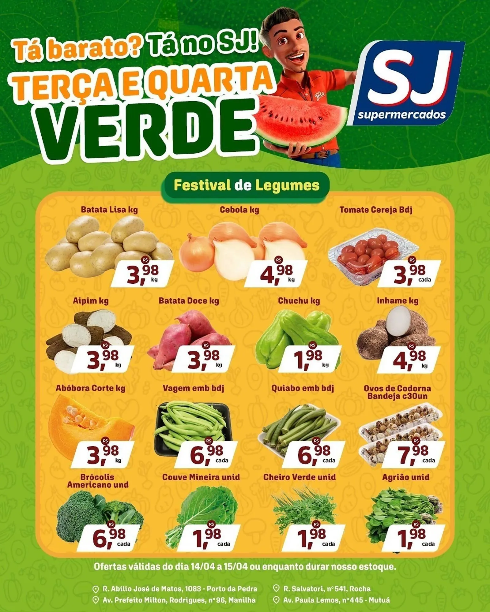 Encarte de Encarte Sj Supermercados 14 de abril até 15 de abril 2026 - Pagina 4
