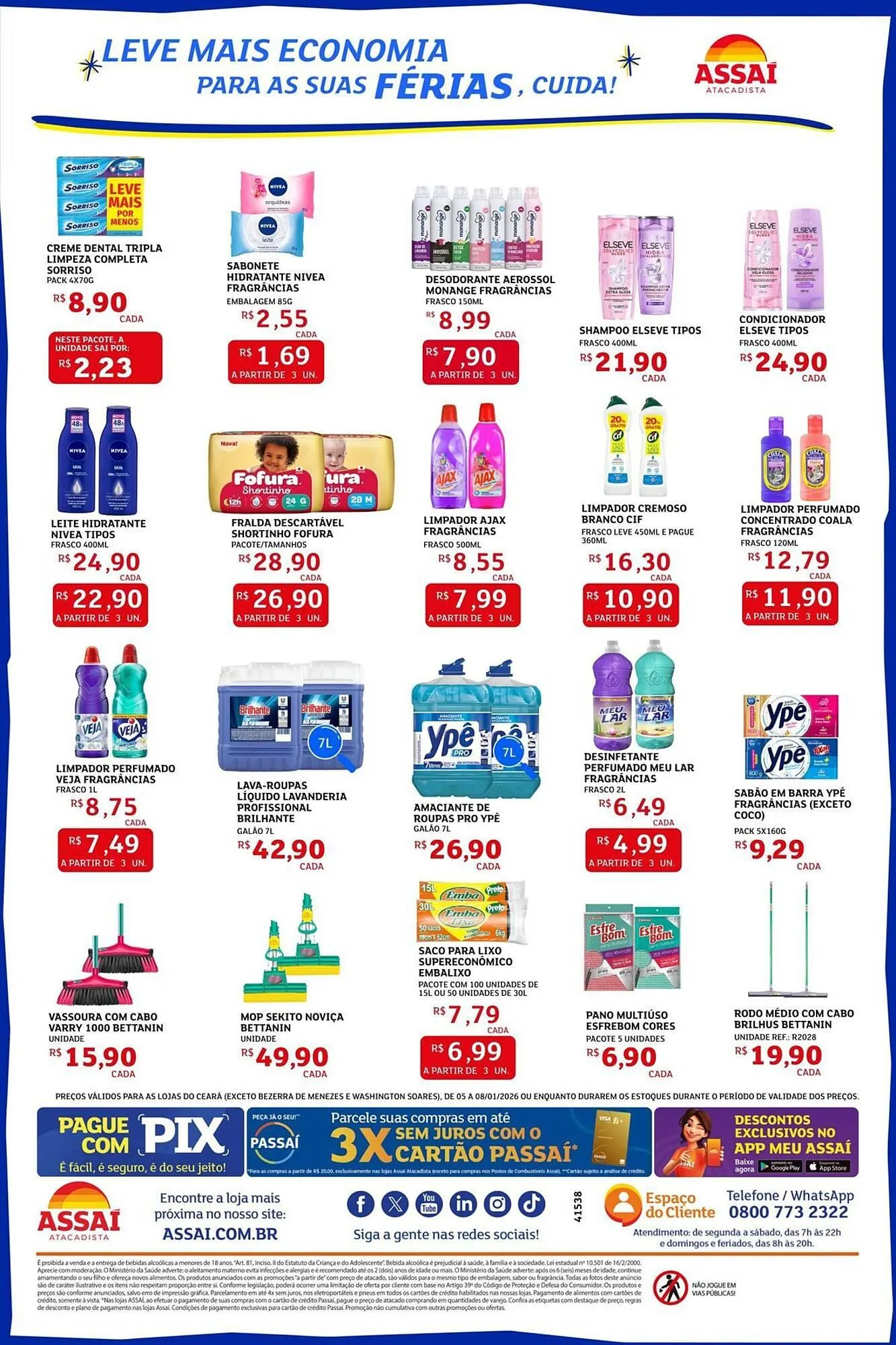 Encarte de Encarte Assaí Atacadista 7 de janeiro até 8 de janeiro 2026 - Pagina 4