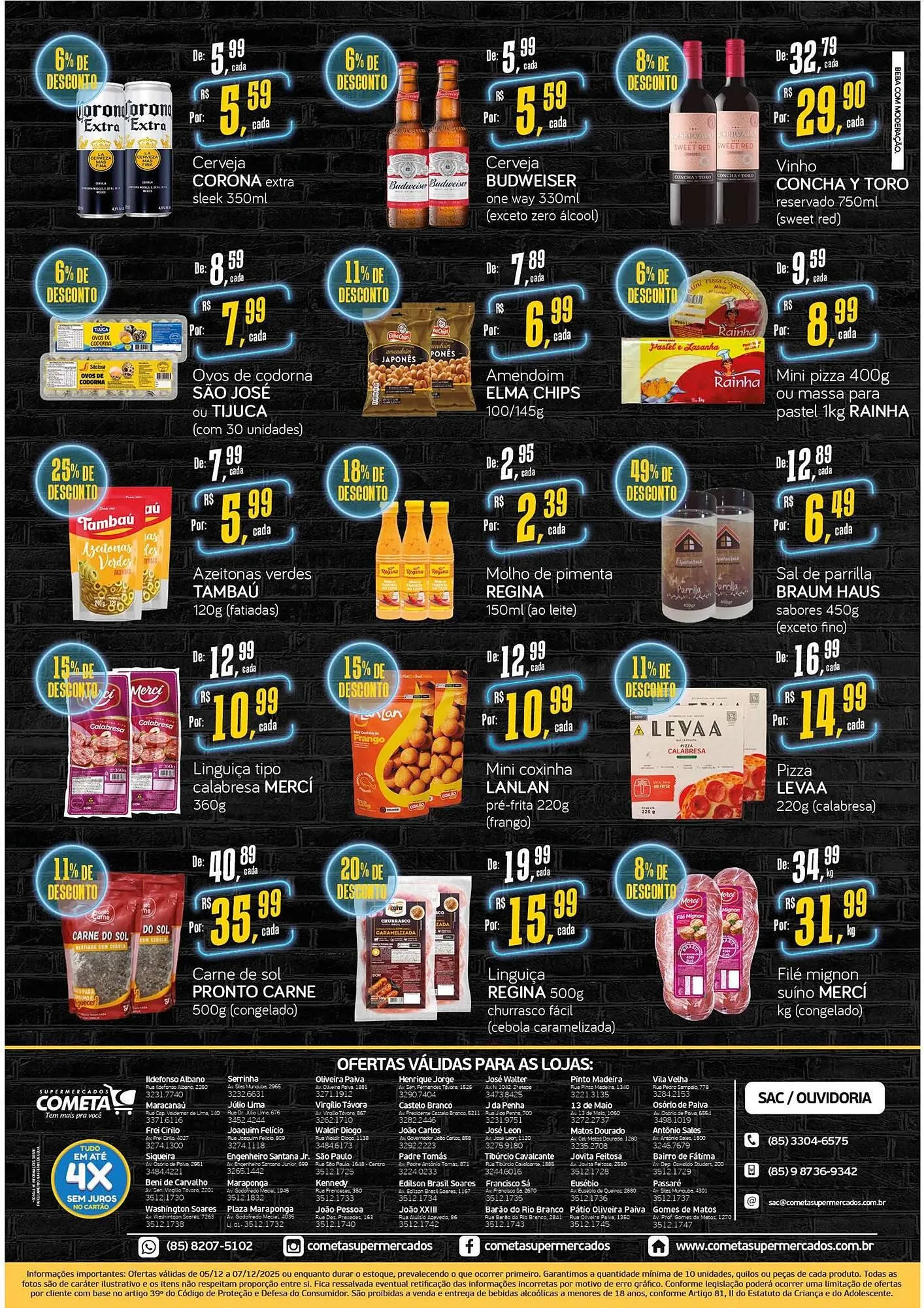Encarte de Encarte Cometa Supermercados 5 de dezembro até 7 de dezembro 2025 - Pagina 2
