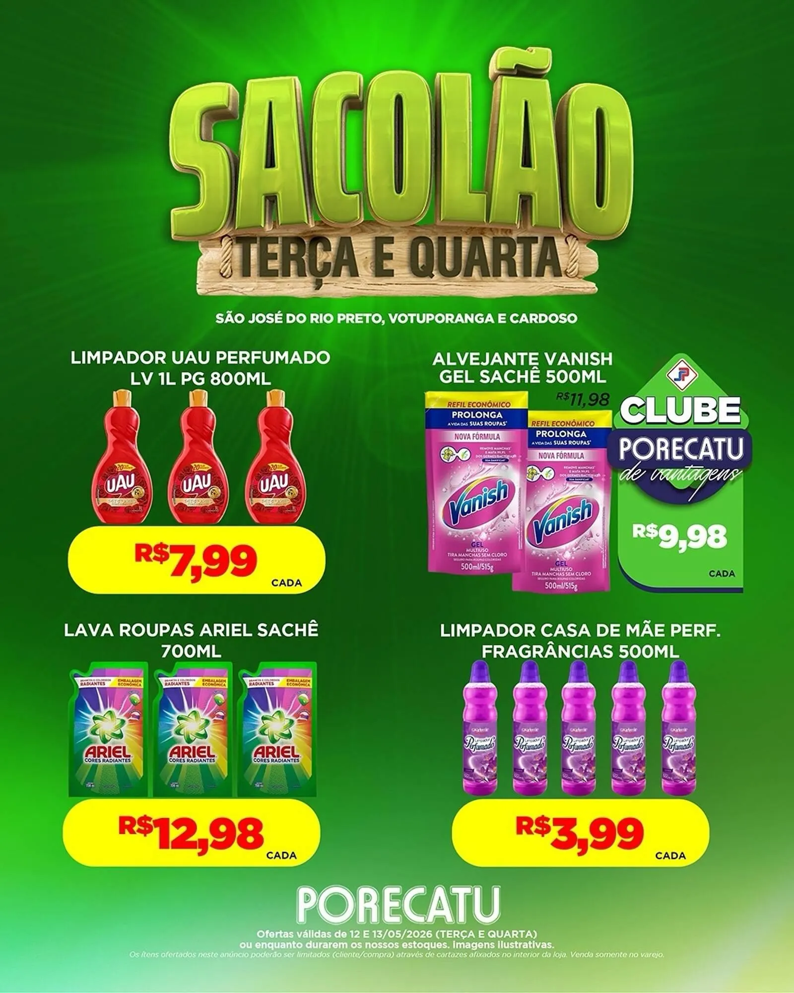Encarte de Catálogo Supermercado Porecatu 12 de maio até 13 de maio 2026 - Pagina 19