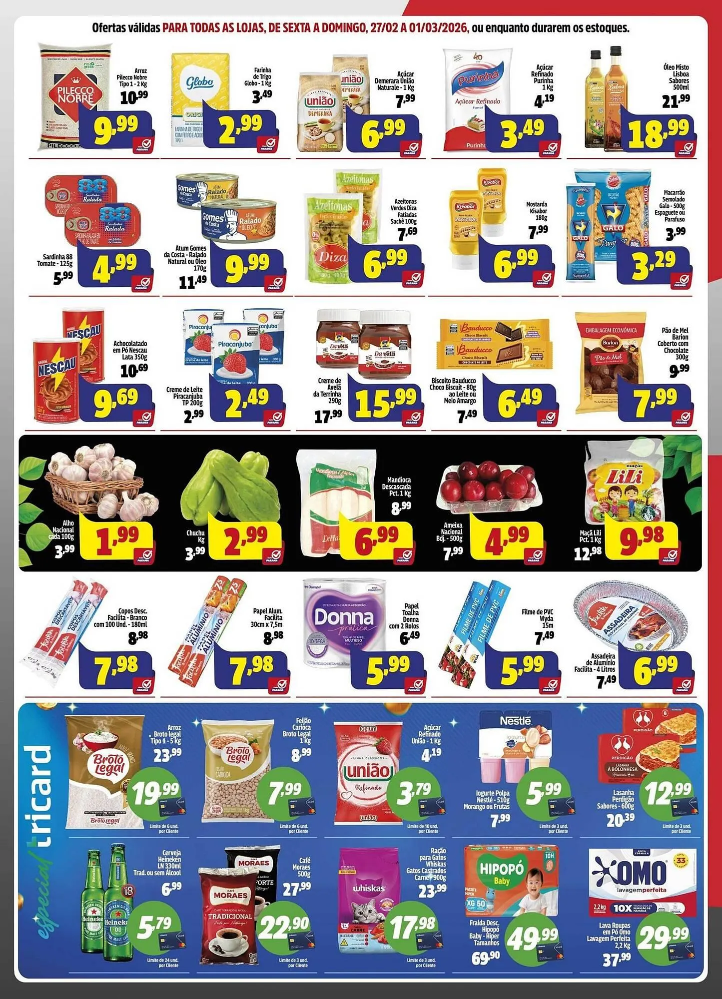 Encarte de Folheto Supermercado Paraná 27 de fevereiro até 1 de março 2026 - Pagina 3