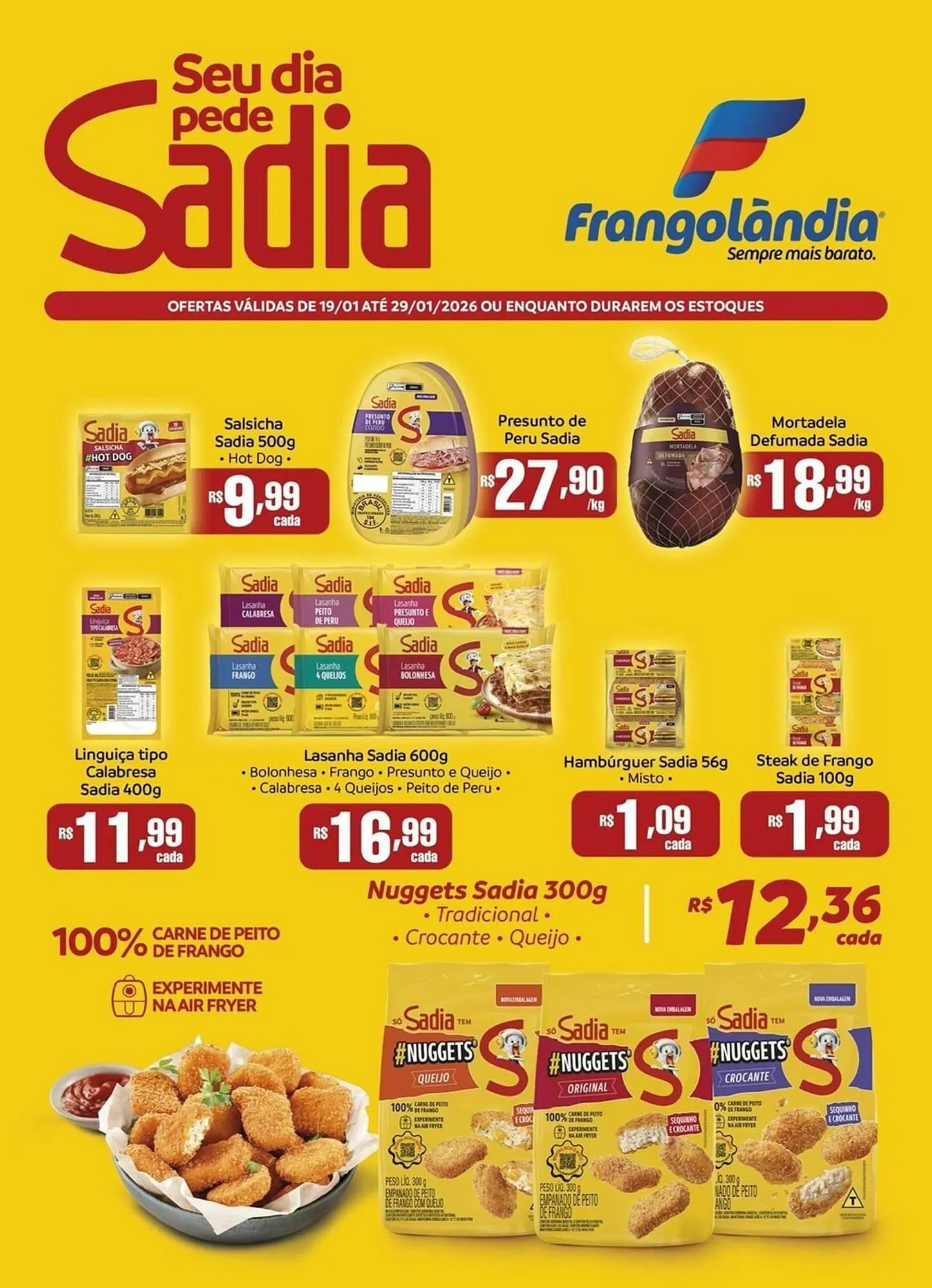 Encarte de Encarte Frangolândia 19 de janeiro até 29 de janeiro 2026 - Pagina 1