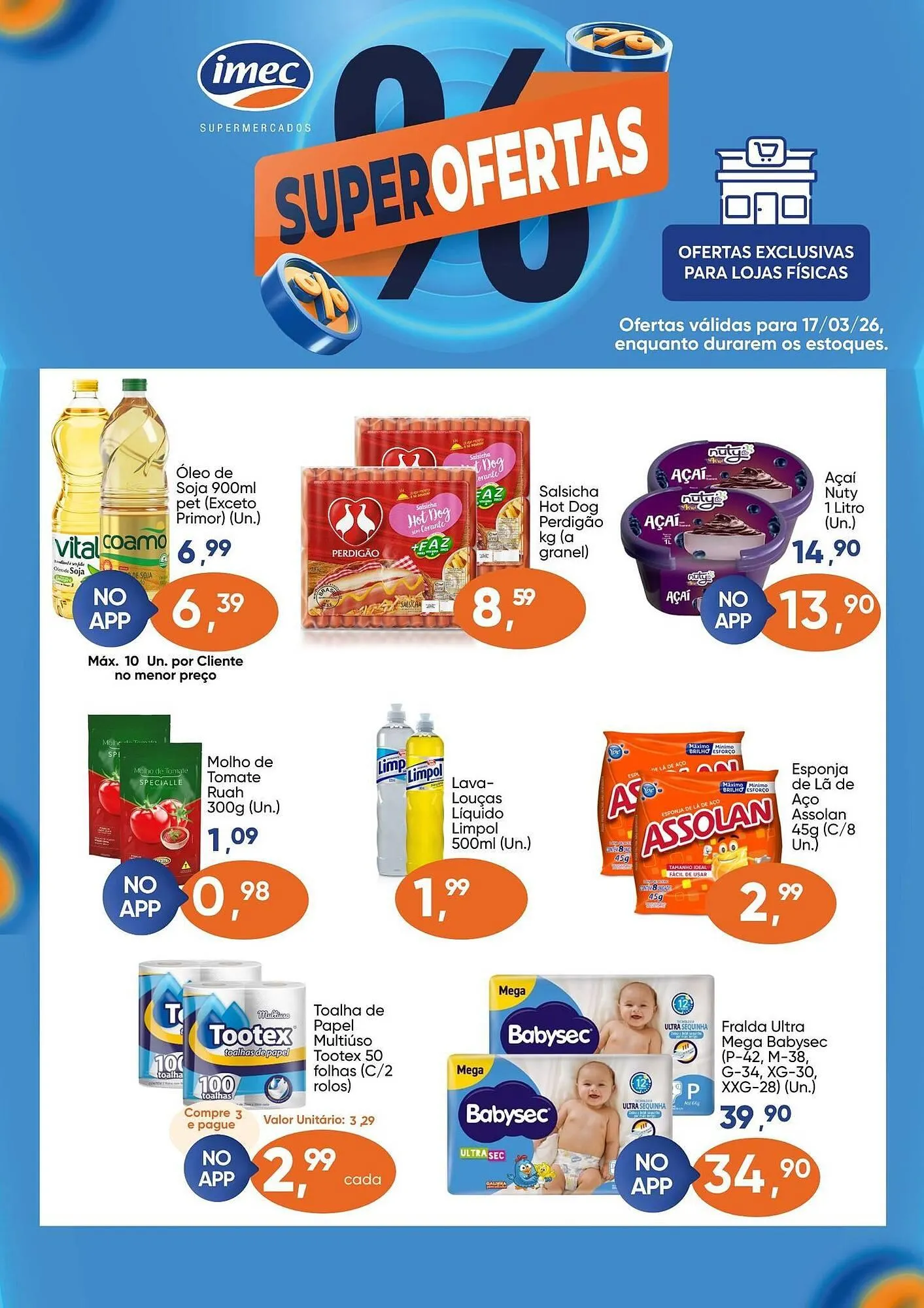 Encarte de Catálogo Imec Supermercados 17 de março até 17 de março 2026 - Pagina 3