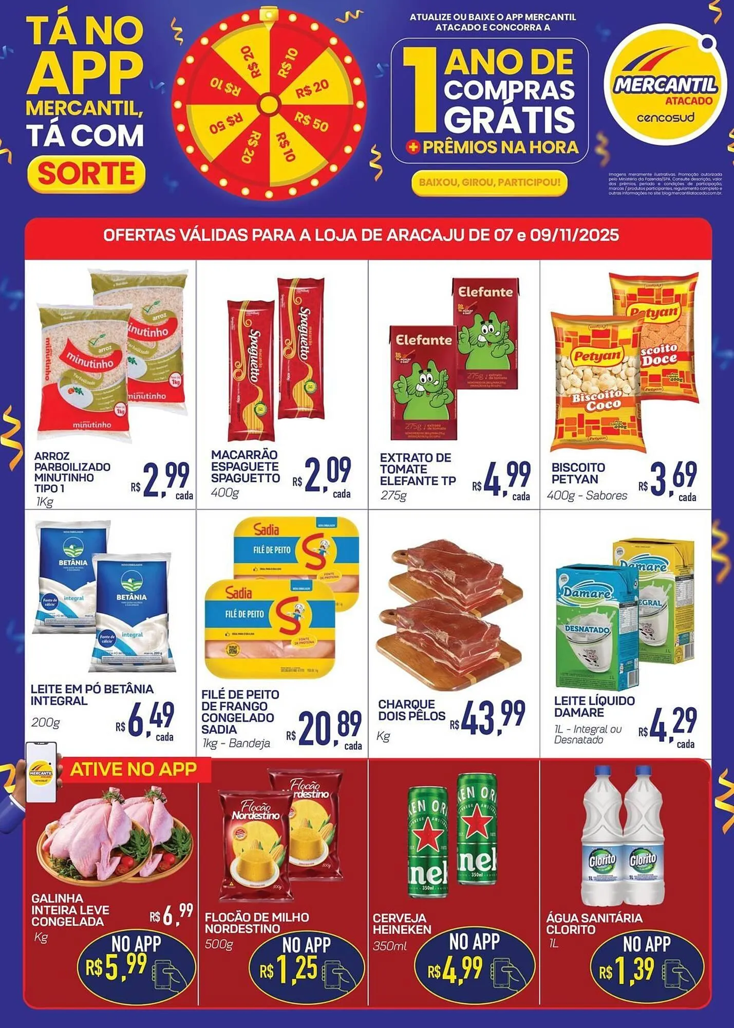 Encarte de Folheto Mercantil Rodrigues 7 de novembro até 9 de novembro 2025 - Pagina 1