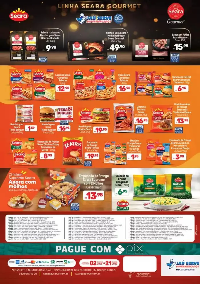 Encarte de Especial Seara 8 de janeiro até 21 de janeiro 2025 - Pagina 2