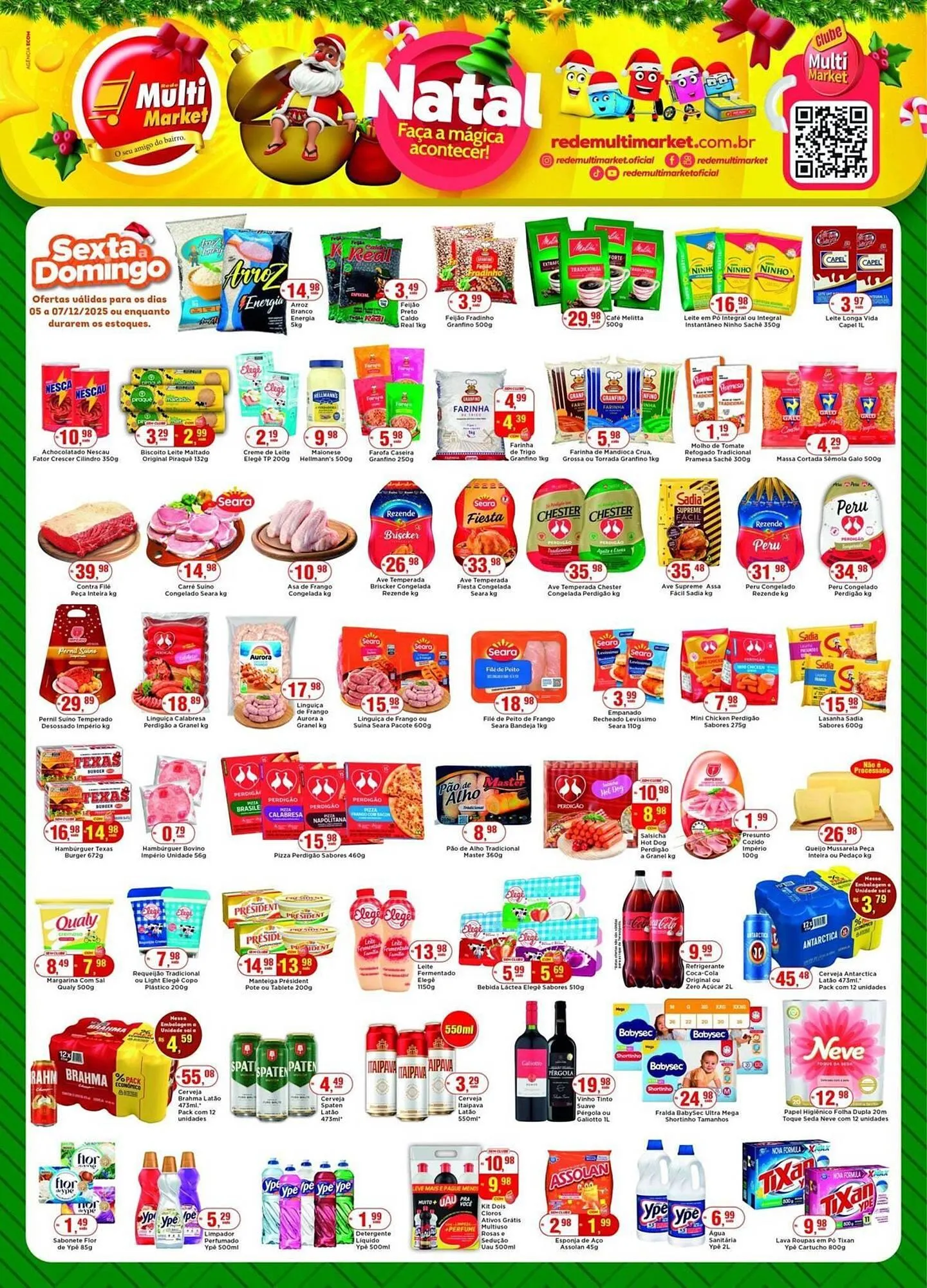 Encarte de Encarte Rede Multi Market 5 de dezembro até 7 de dezembro 2025 - Pagina 1