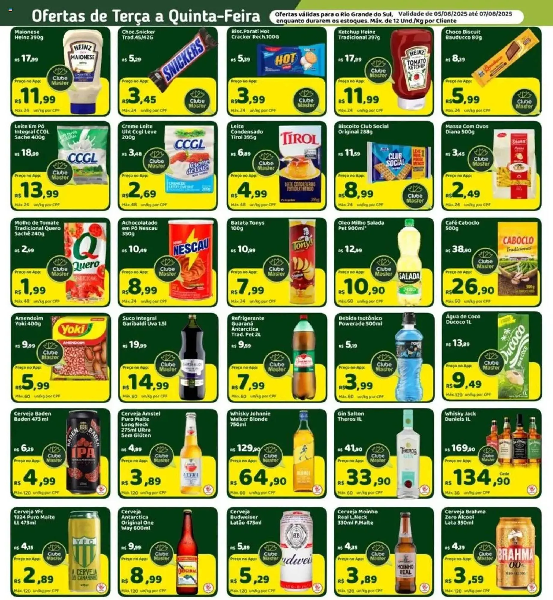 Encarte de Catálogo Master Supermercados 5 de agosto até 7 de agosto 2025 - Pagina 3