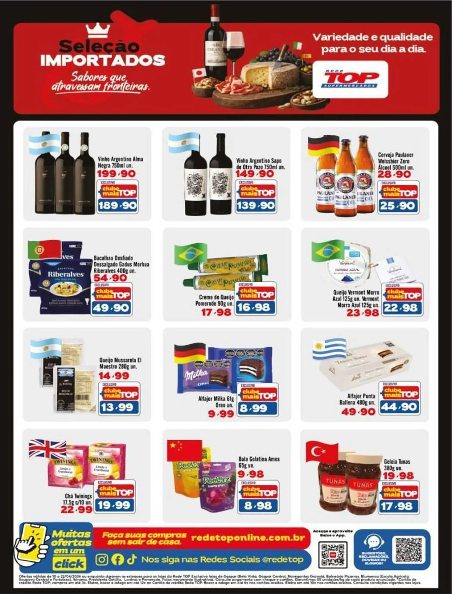 Encarte de Encarte Rede Top 10 de abril até 22 de abril 2026 - Pagina 2
