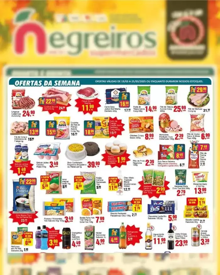 Encarte de Encarte Negreiros Supermercados 19 de março até 21 de março 2025 - Pagina 3