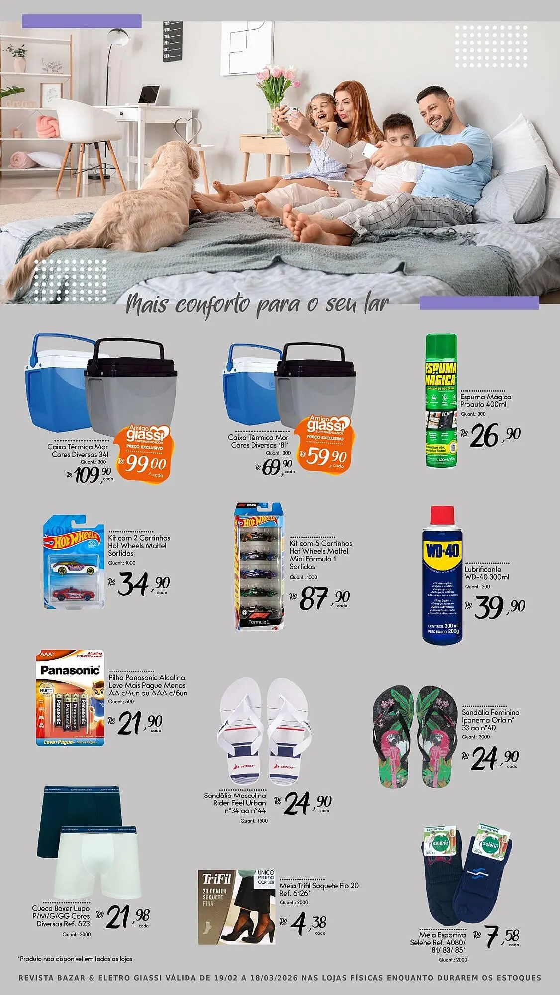 Encarte de Encarte Giassi Supermercados 18 de fevereiro até 18 de março 2026 - Pagina 3