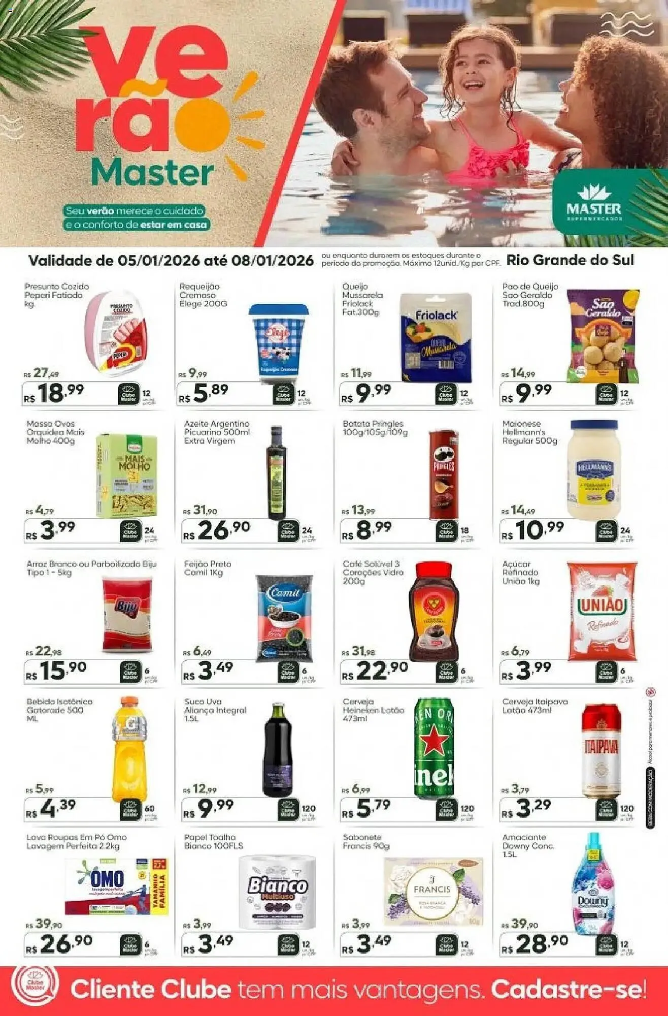 Encarte de Folheto Master Supermercados 5 de janeiro até 8 de janeiro 2026 - Pagina 1
