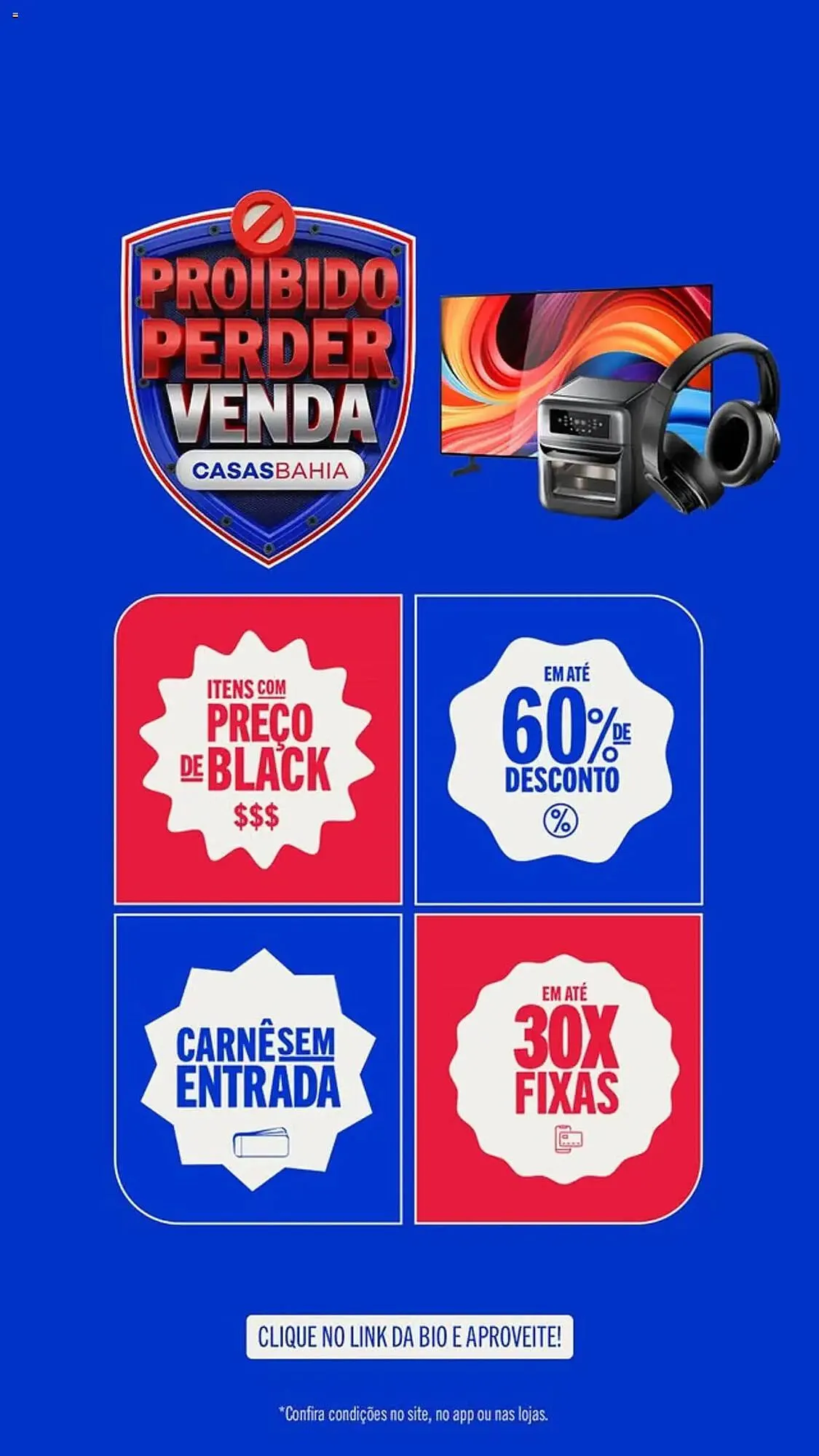 Encarte de Catálogo Casas Bahia 20 de junho até 26 de junho 2025 - Pagina 1