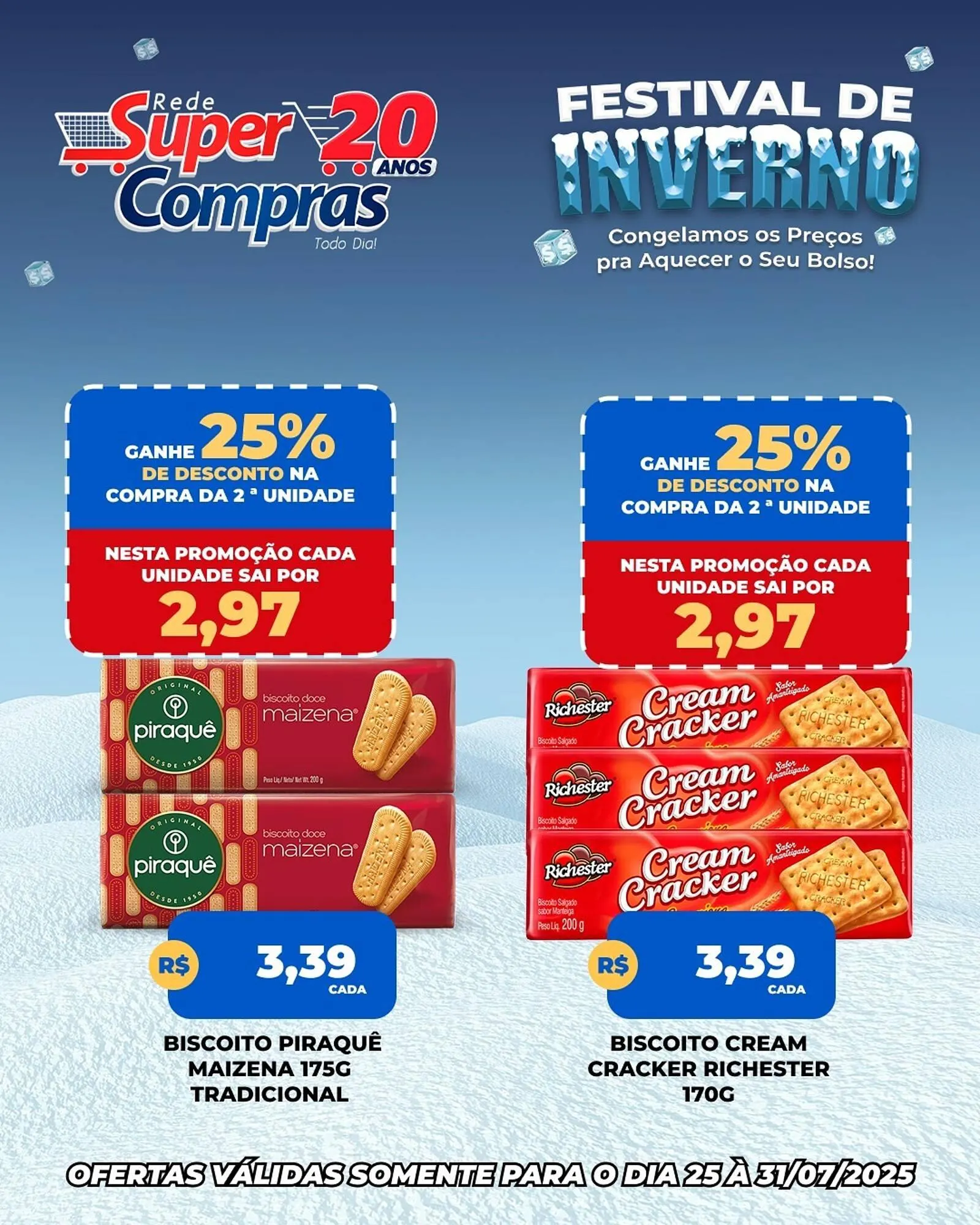 Encarte de Catálogo Rede Super Compras 28 de julho até 31 de julho 2025 - Pagina 1