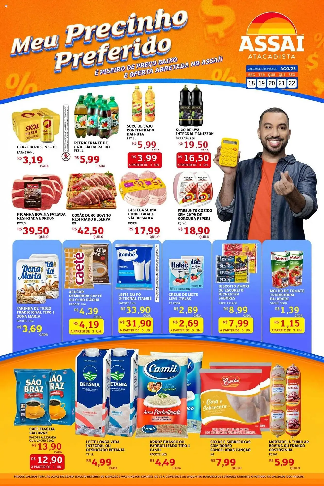 Encarte de Catálogo Assaí Atacadista 18 de agosto até 22 de agosto 2025 - Pagina 1
