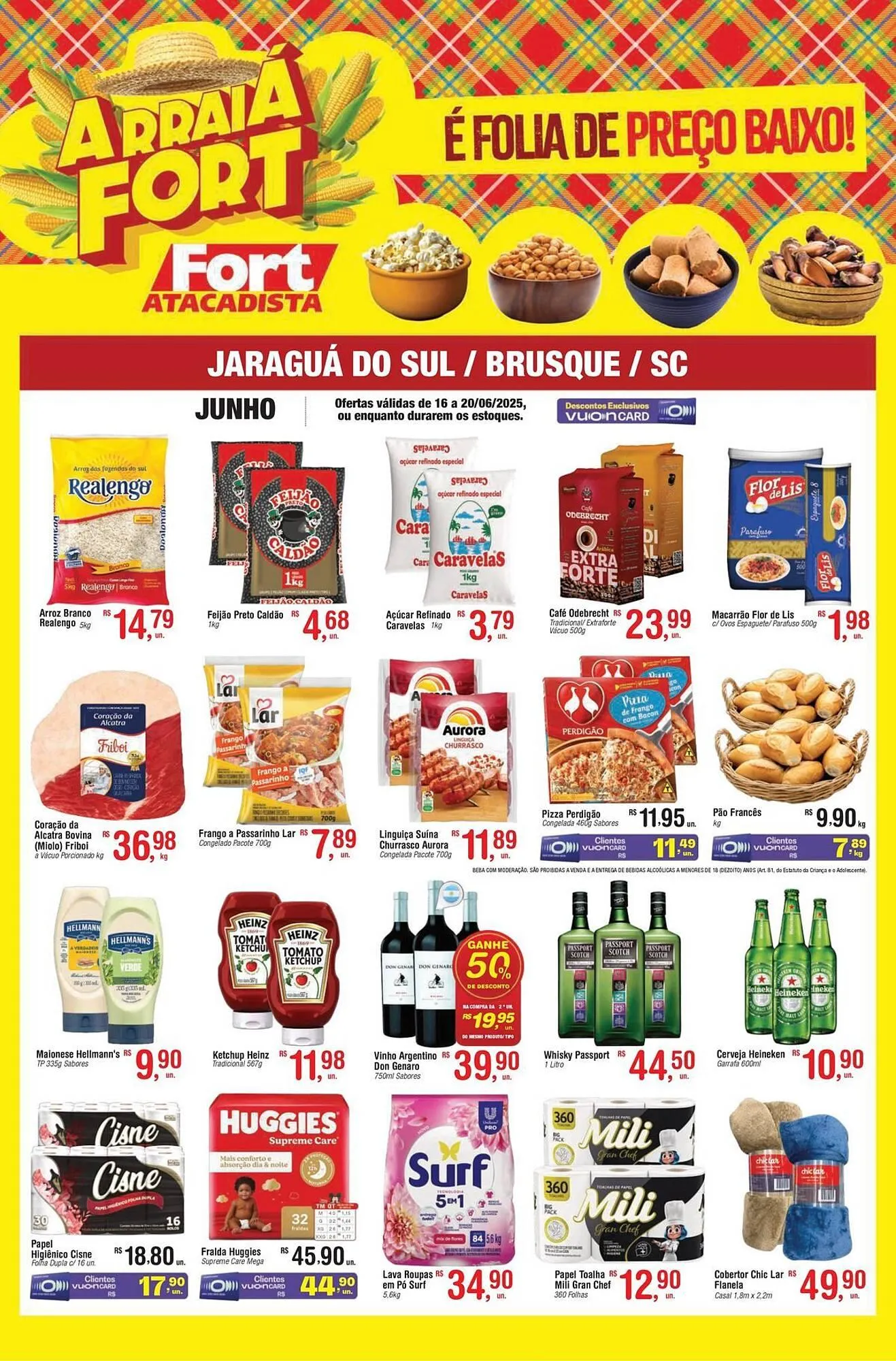 Encarte de Catálogo Fort Atacadista 16 de junho até 20 de junho 2025 - Pagina 1