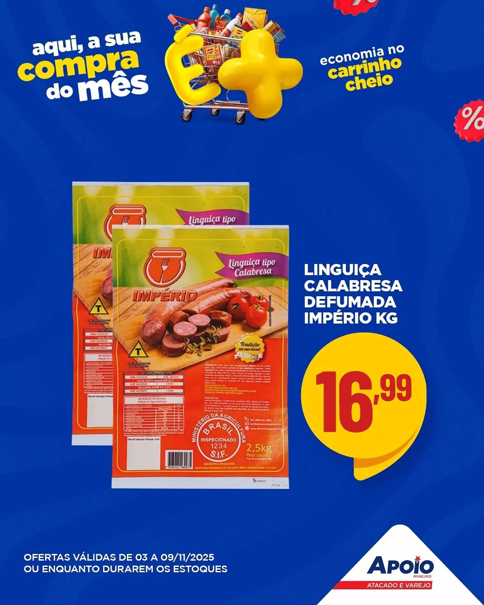 Encarte de Folheto Apoio Mineiro 3 de novembro até 9 de novembro 2025 - Pagina 1