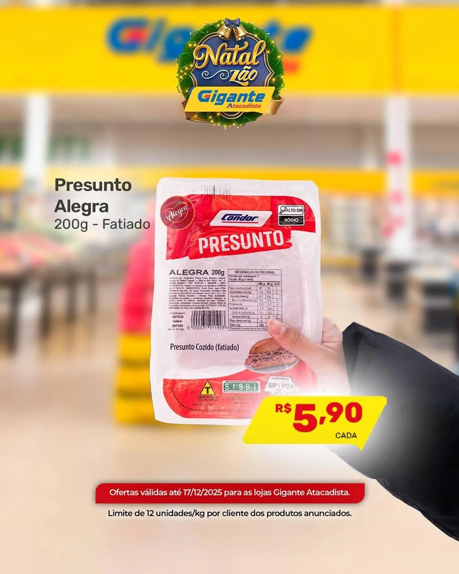 Encarte de Encarte Gigante Atacadista 15 de dezembro até 17 de dezembro 2025 - Pagina 6