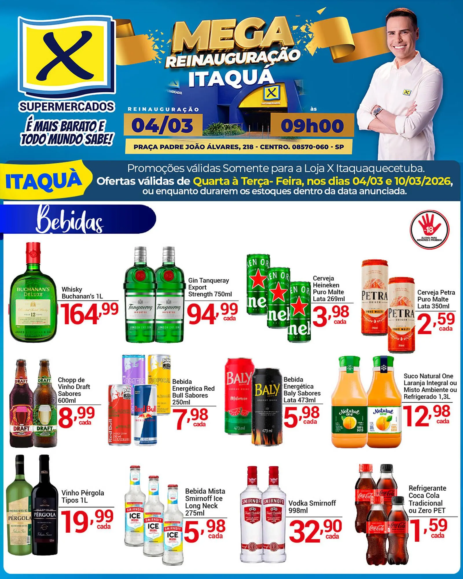 Encarte de Folheto X Supermercados 4 de março até 10 de março 2026 - Pagina 3