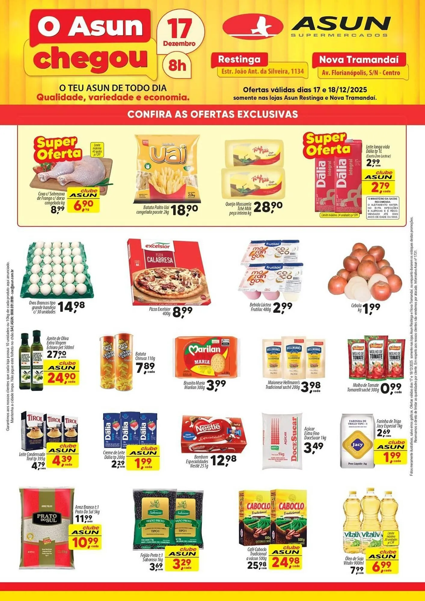 Encarte de Encarte Asun 17 de dezembro até 18 de dezembro 2025 - Pagina 1