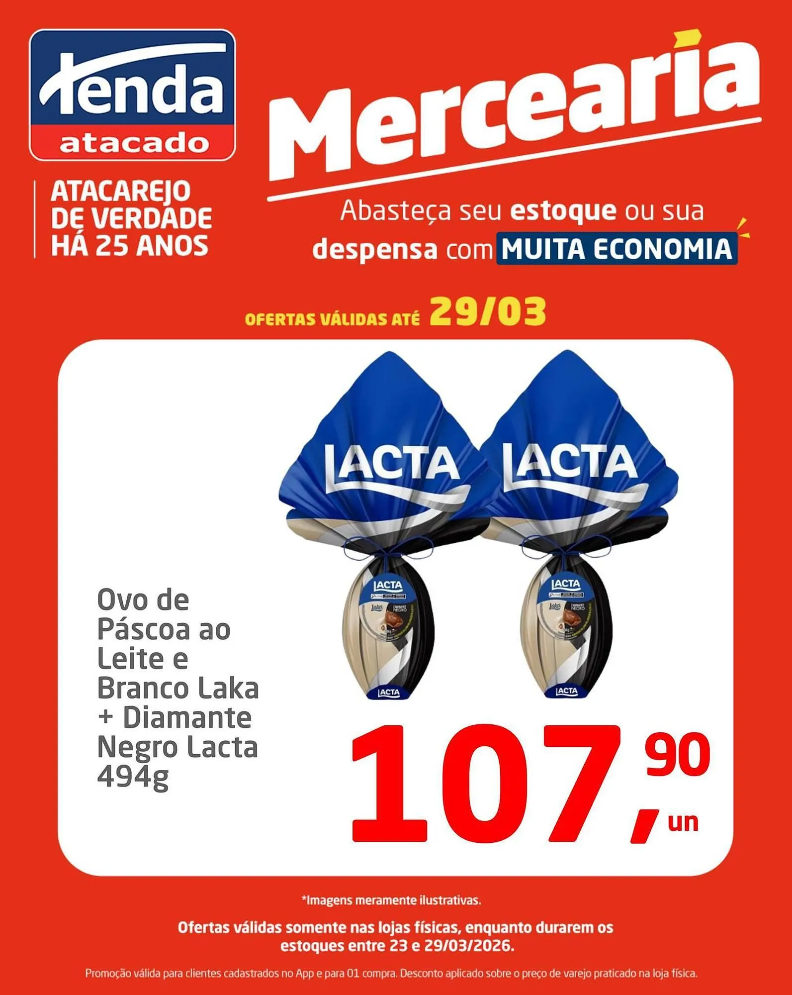 Encarte de Folheto Tenda Atacado 26 de março até 29 de março 2026 - Pagina 1