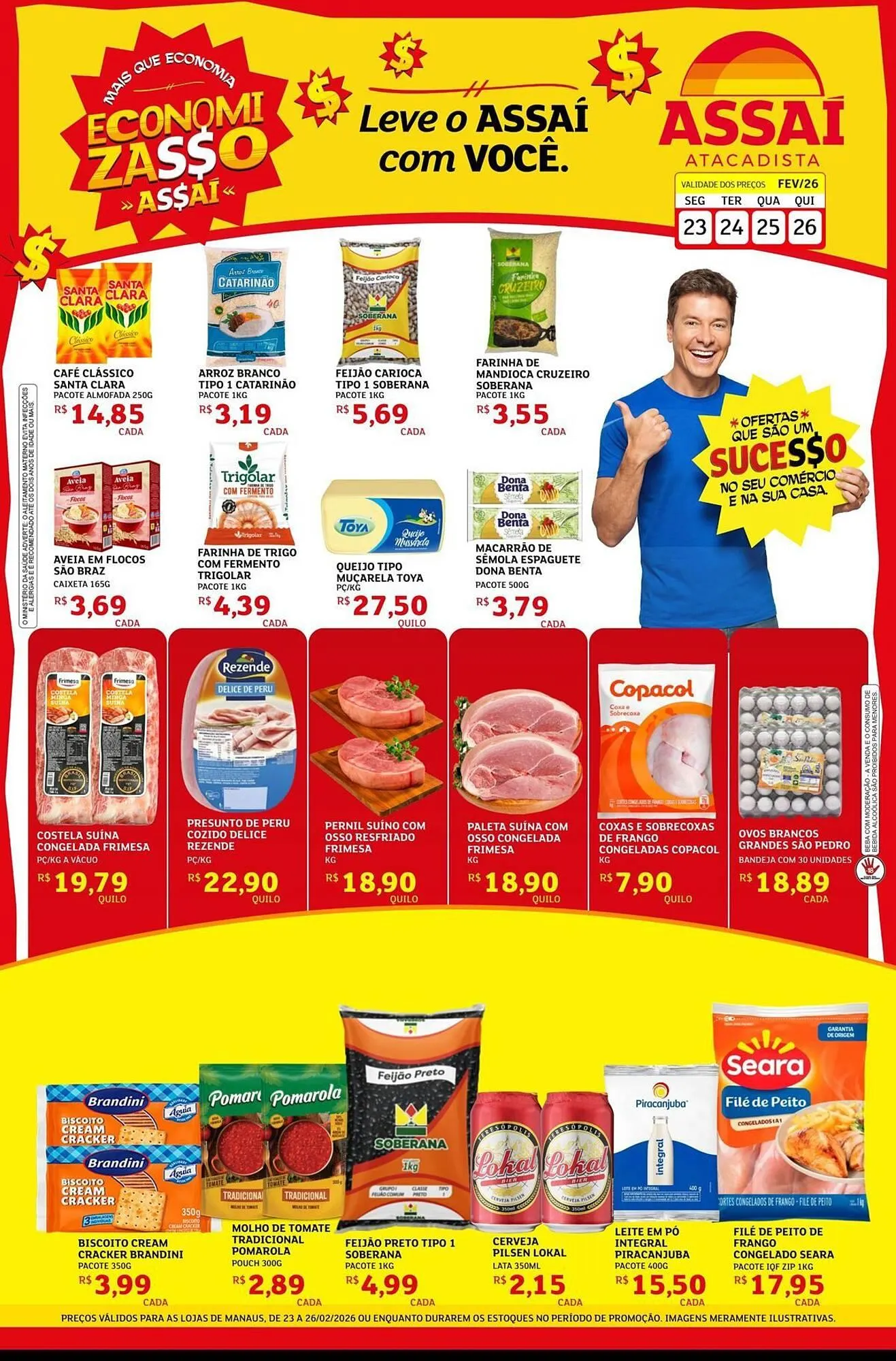 Encarte de Encarte Assaí Atacadista 23 de fevereiro até 26 de março 2026 - Pagina 1