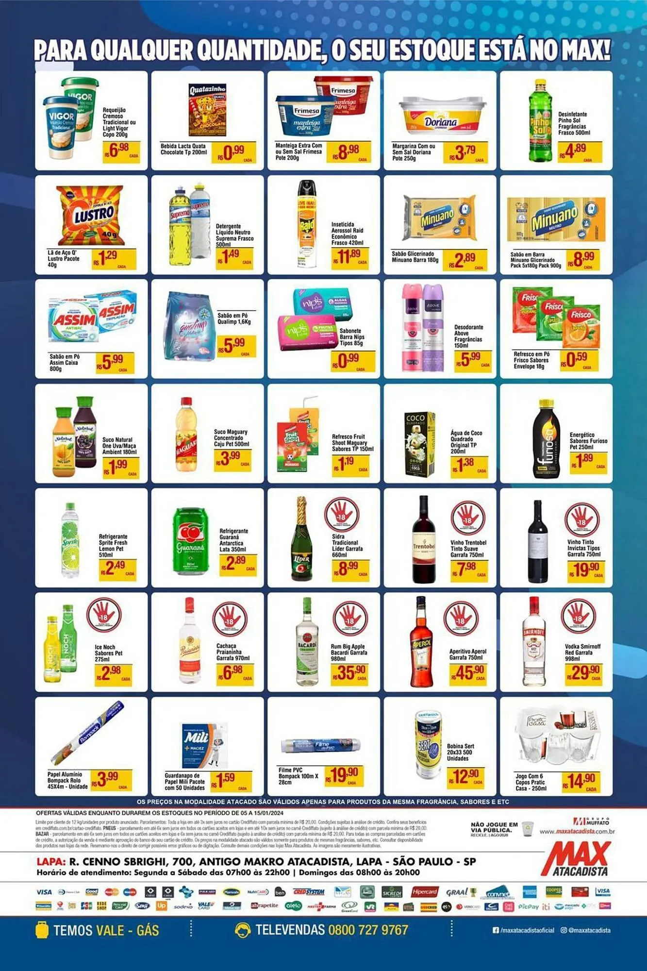 Encarte de Catálogo Max Atacadista 8 de janeiro até 15 de janeiro 2024 - Pagina 4