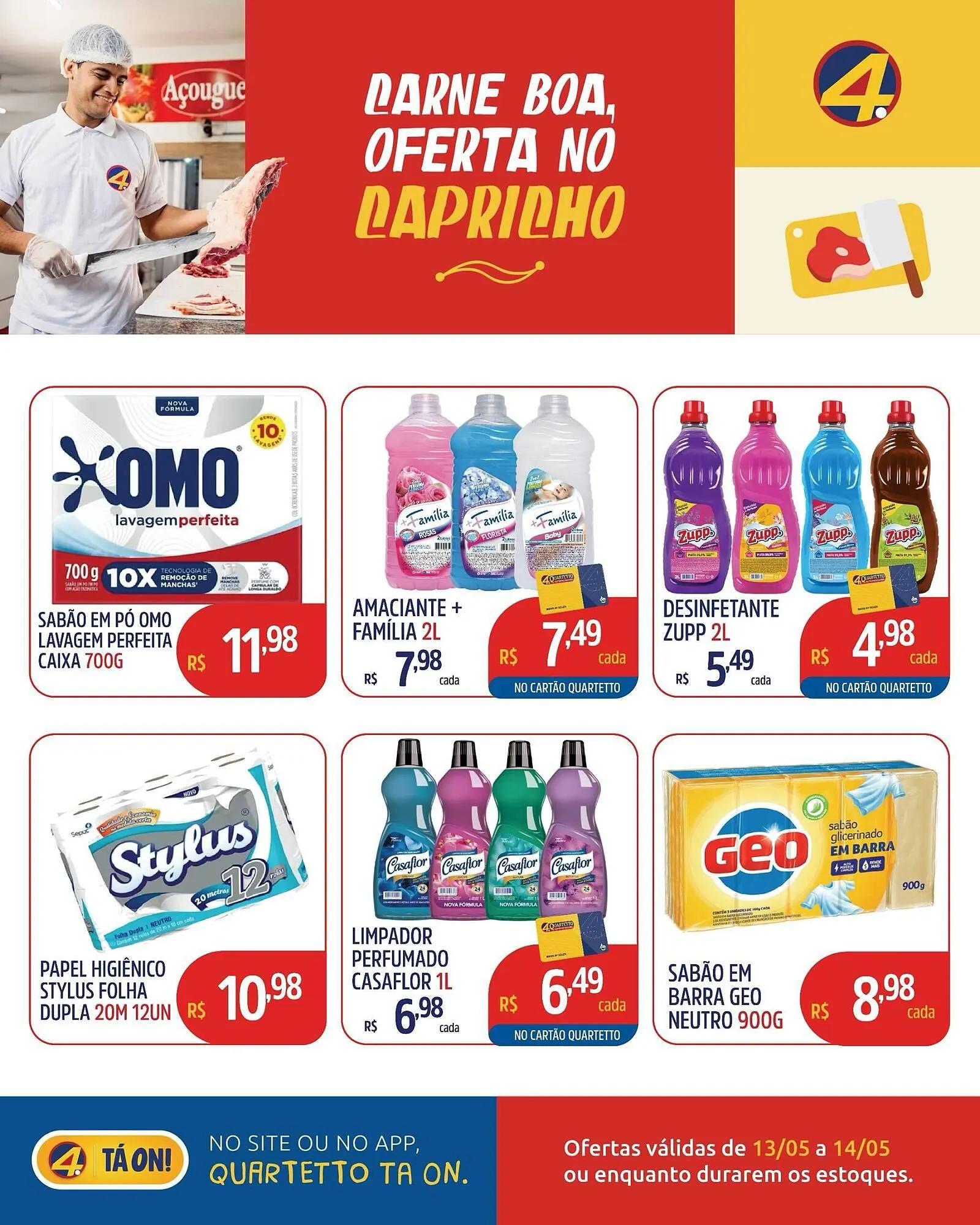 Encarte de Catálogo Quartetto Supermercados 13 de maio até 14 de maio 2026 - Pagina 7