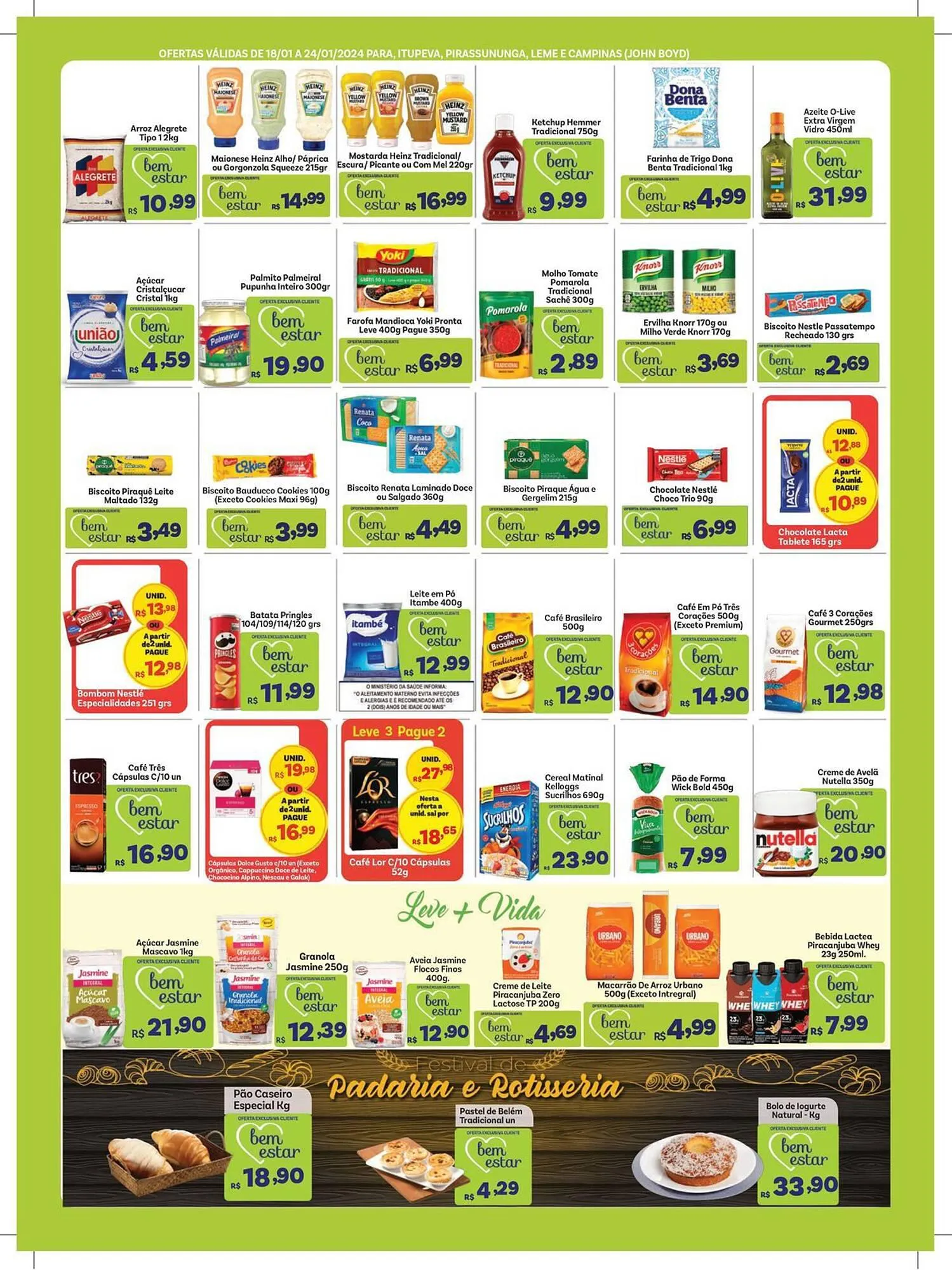 Encarte de Catálogo Covabra Supermercados 19 de janeiro até 24 de janeiro 2024 - Pagina 2