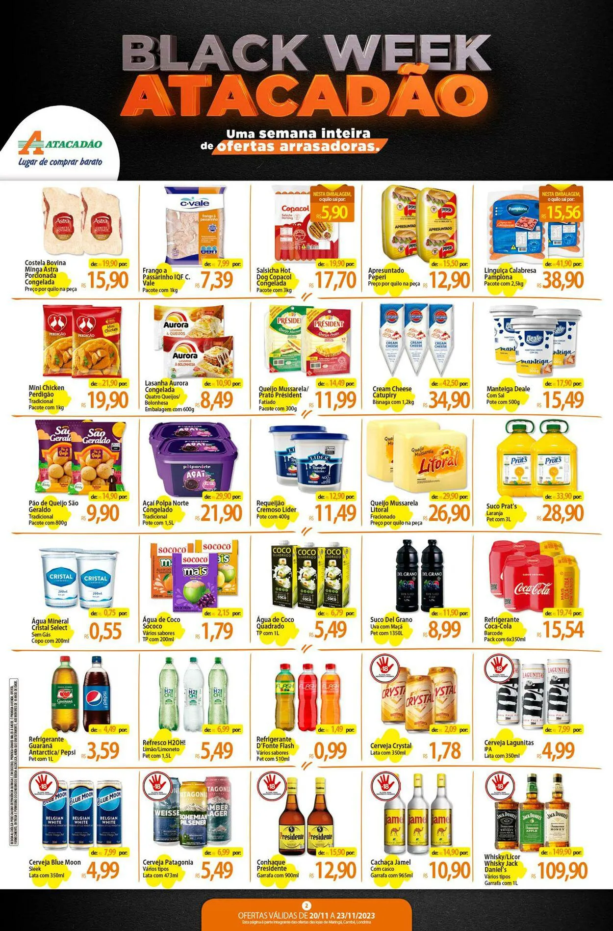 Encarte de Atacadão - PR - Cambé, Londrina e Maringá 20 de novembro até 23 de novembro 2023 - Pagina 2