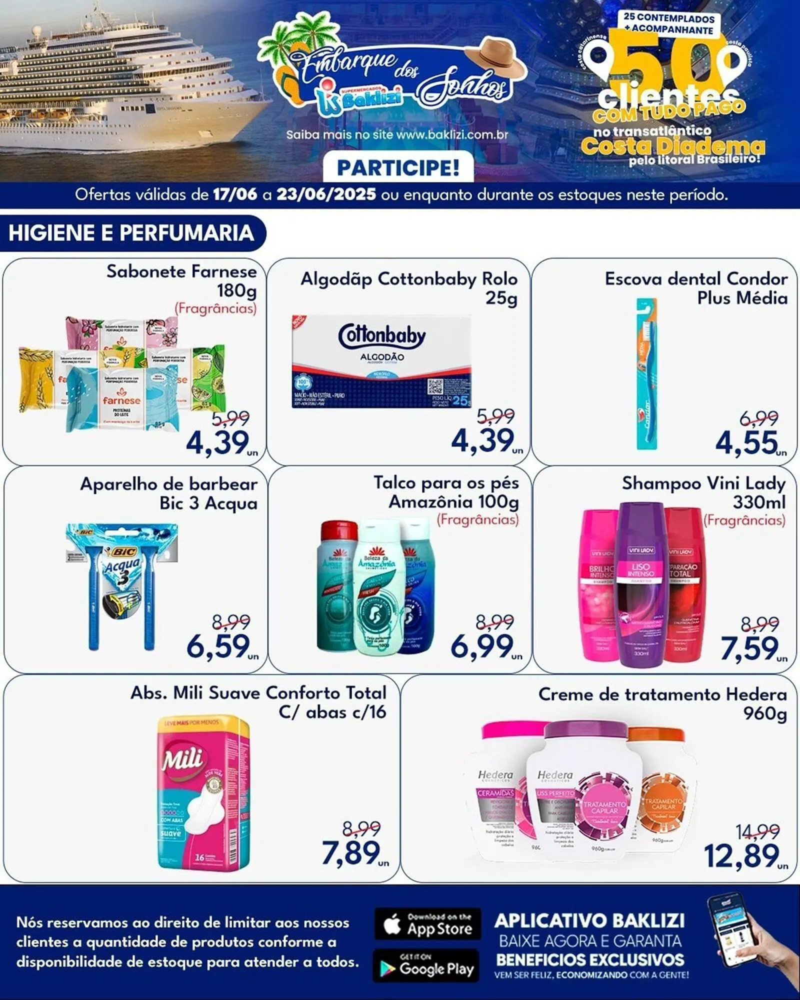 Encarte de Catálogo Supermercados Baklizi 17 de junho até 23 de junho 2025 - Pagina 6