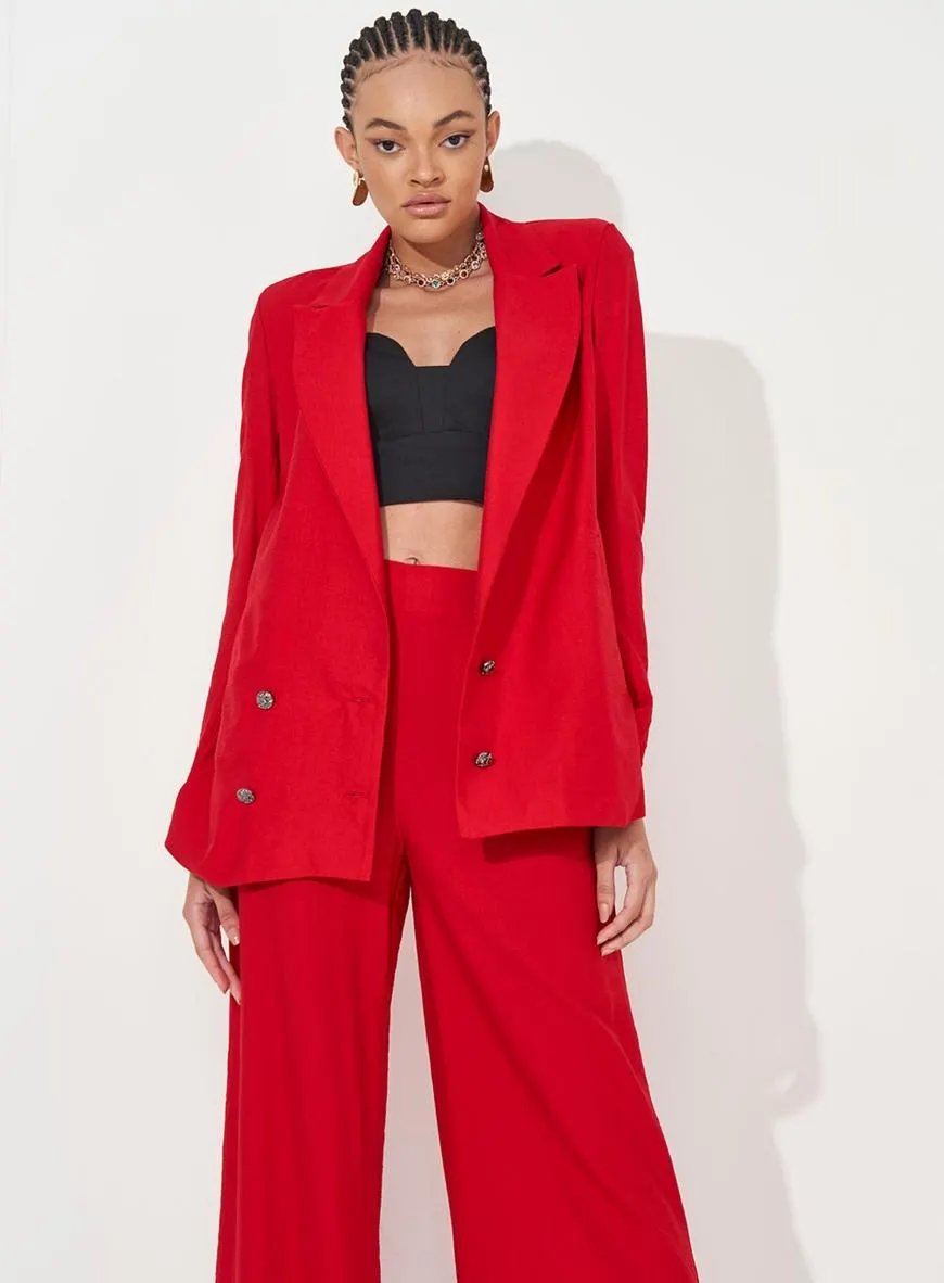 Blazer Oversized Com Ombreiras