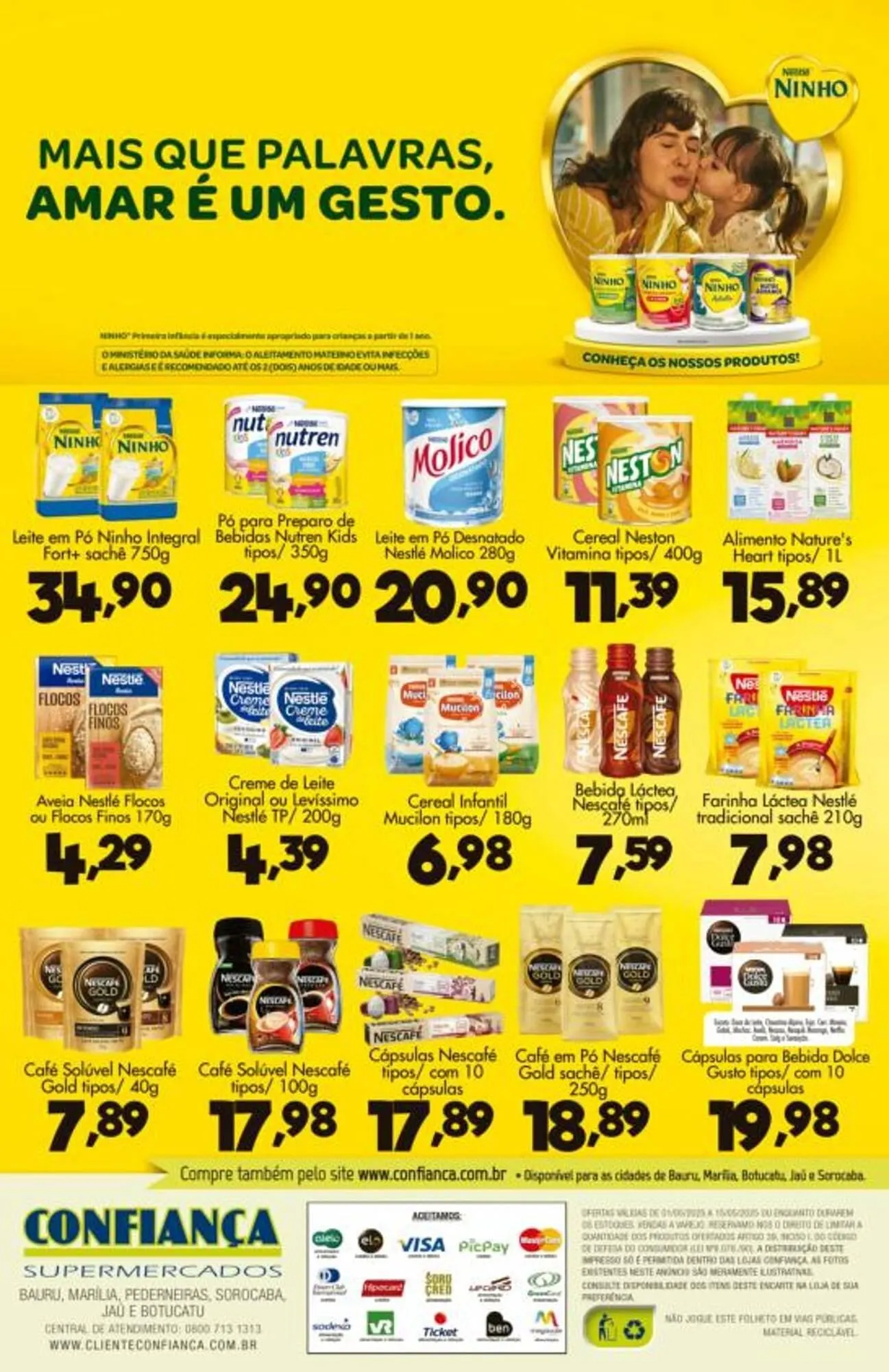 Encarte de Catálogo Confiança Supermercados 1 de maio até 15 de maio 2025 - Pagina 4