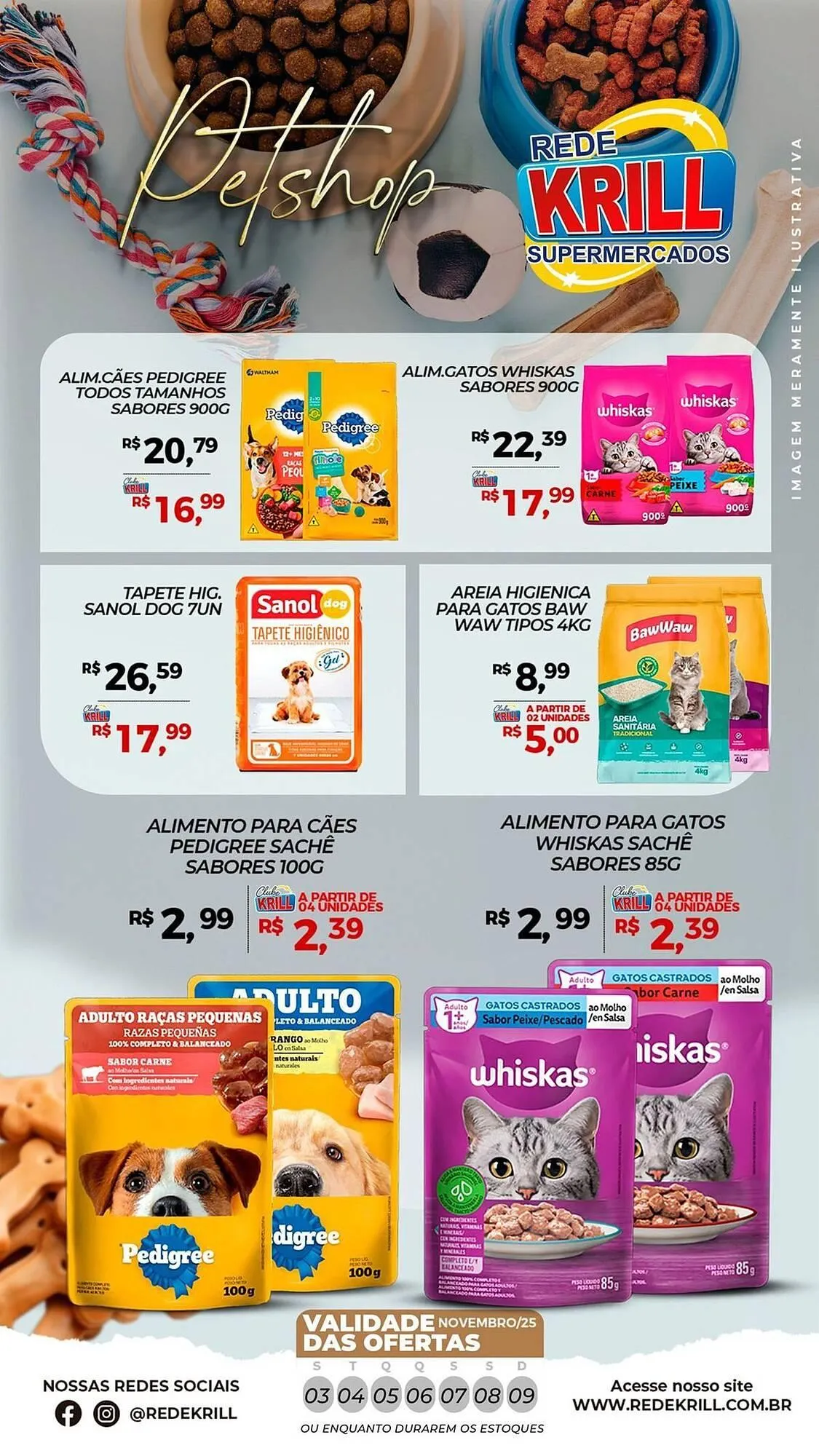 Encarte de Folheto Rede Krill 4 de novembro até 9 de novembro 2025 - Pagina 1