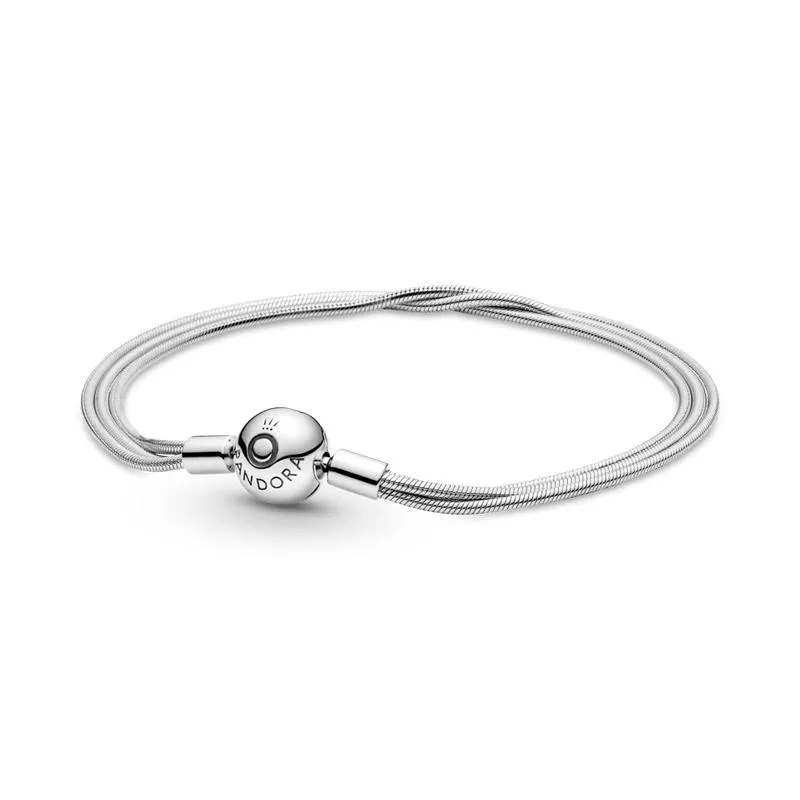 Bracelete Pandora Moments Em Trama