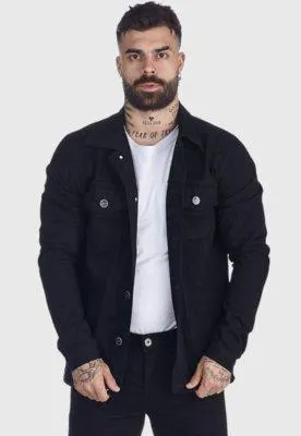 Jaqueta Jeans HNO Jeans Lisa Preto