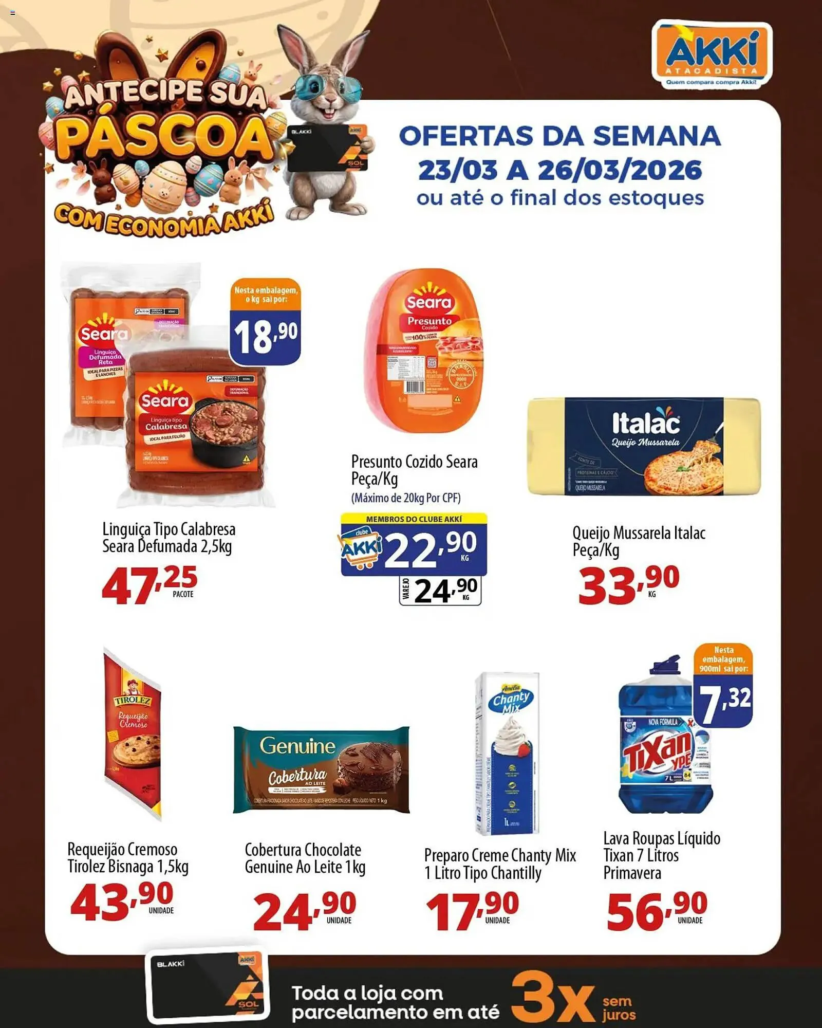 Encarte de Folheto Akki Atacadista 23 de março até 26 de março 2026 - Pagina 7