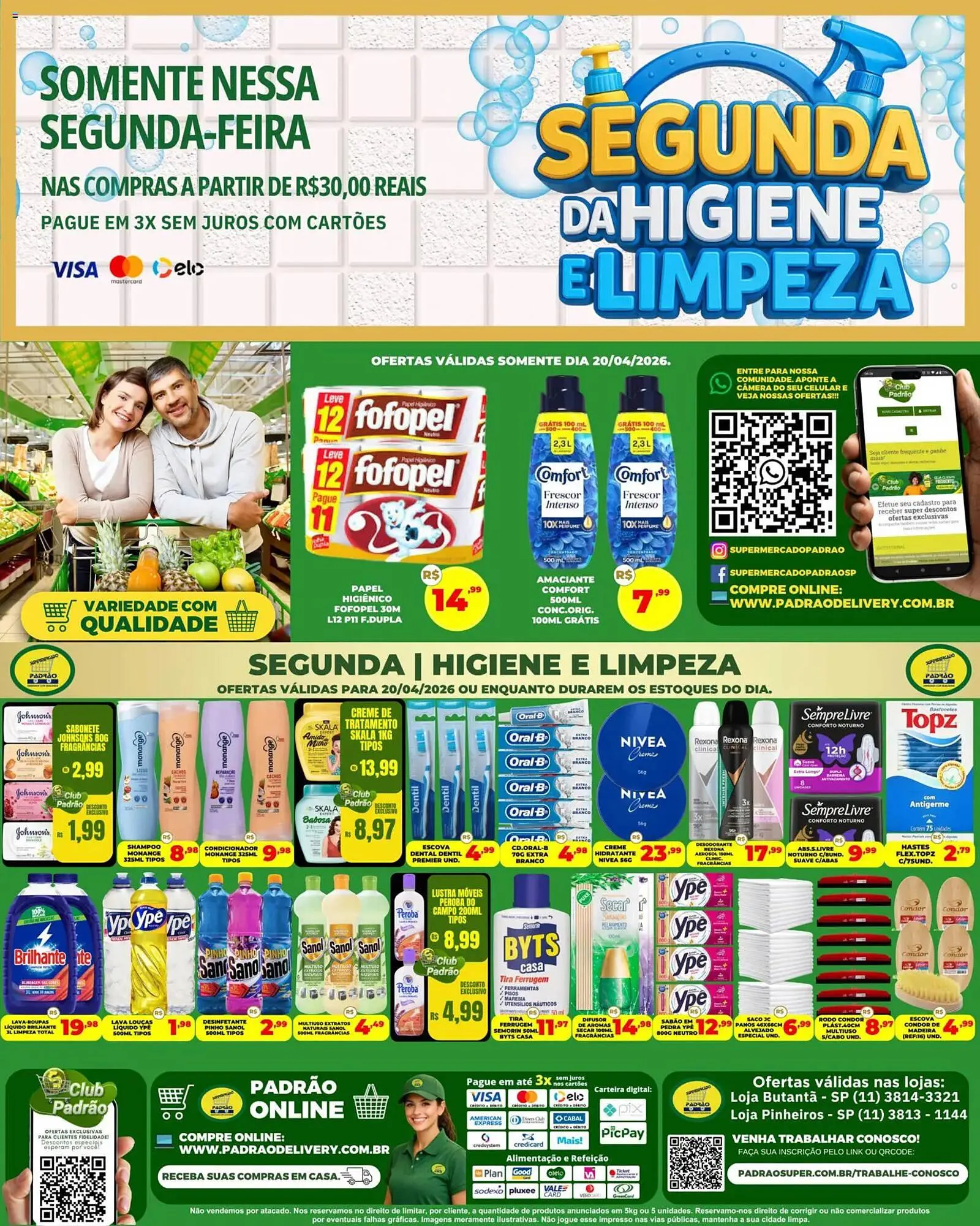 Encarte de Folheto Supermercado Padrão 20 de abril até 20 de abril 2026 - Pagina 1