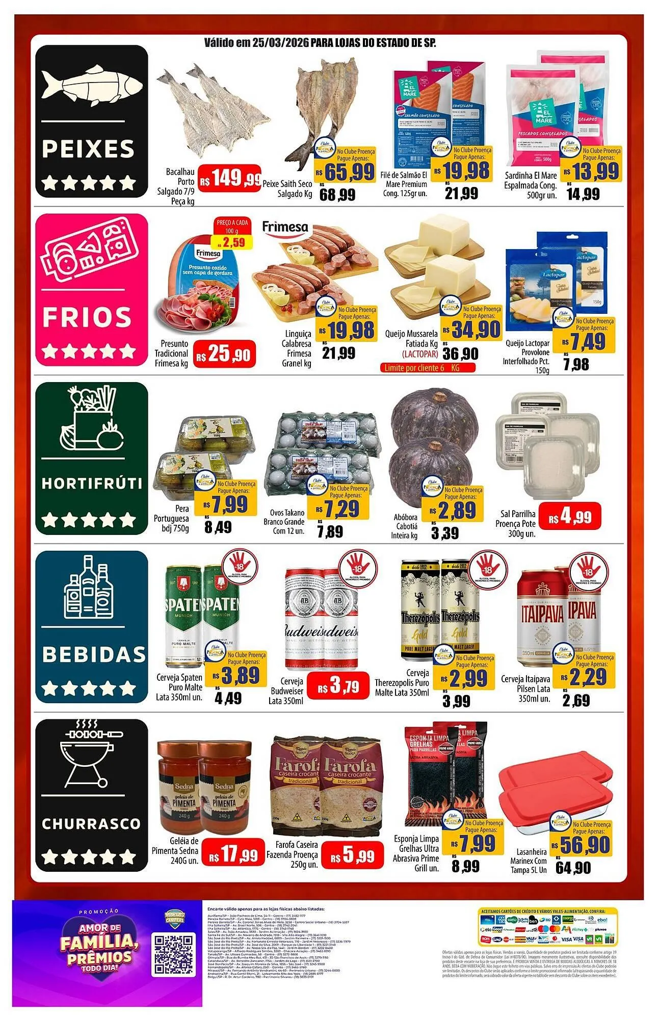 Encarte de Catálogo Proença Supermercados 25 de março até 25 de março 2026 - Pagina 2