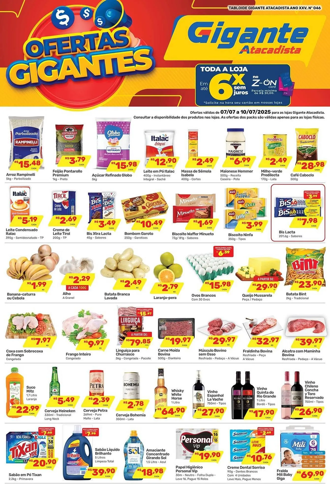 Encarte de Catálogo Gigante Atacadista 7 de julho até 7 de outubro 2025 - Pagina 1
