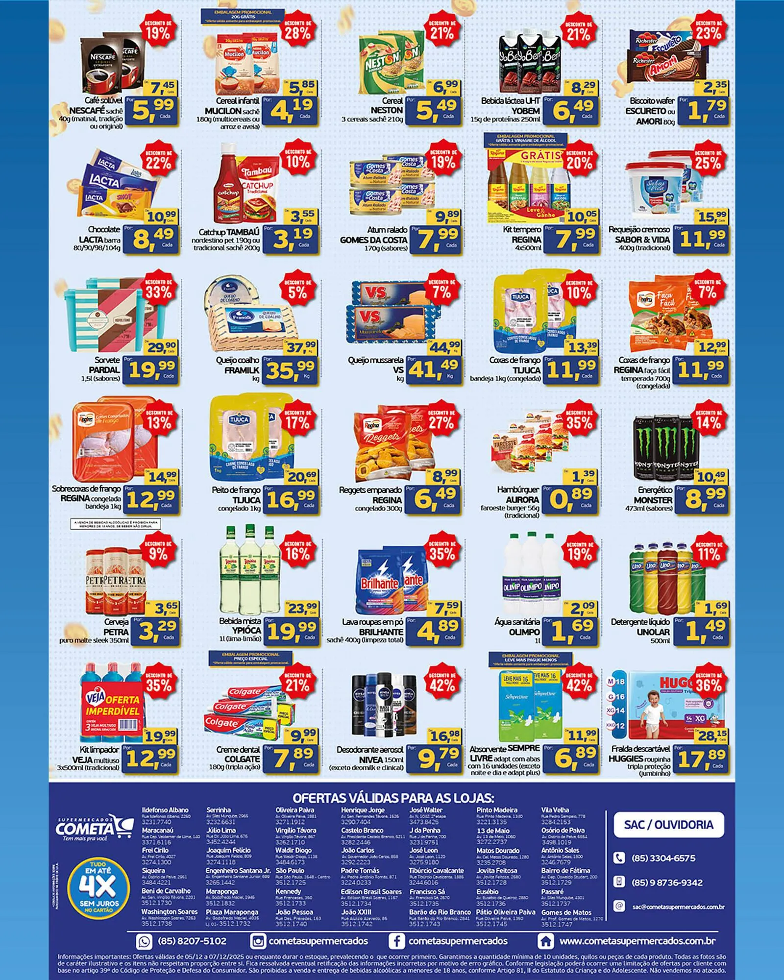 Encarte de Encarte Cometa Supermercados 5 de dezembro até 7 de dezembro 2025 - Pagina 3