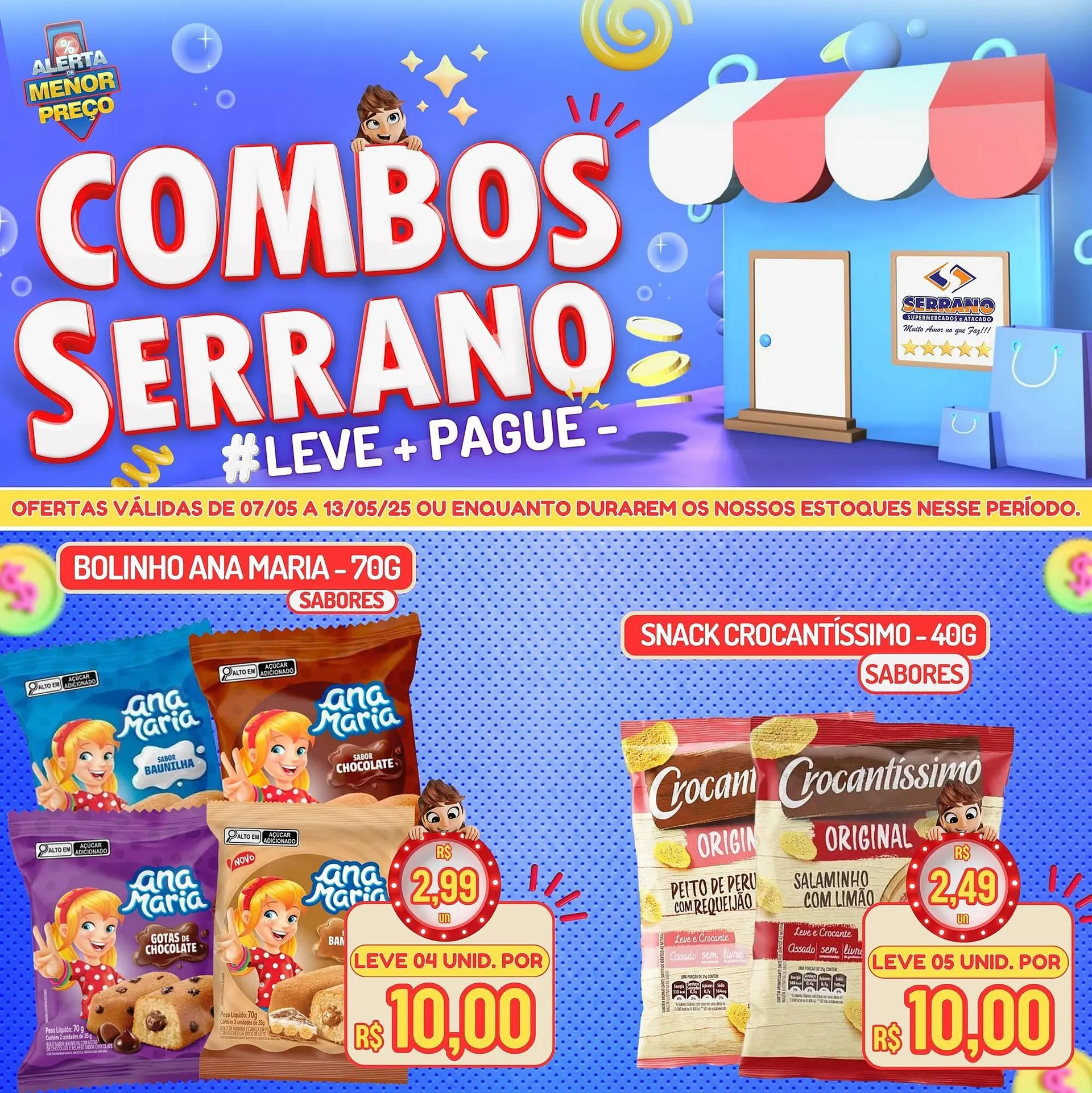 Encarte de Catálogo Serrano Supermercado 7 de maio até 13 de maio 2025 - Pagina 4